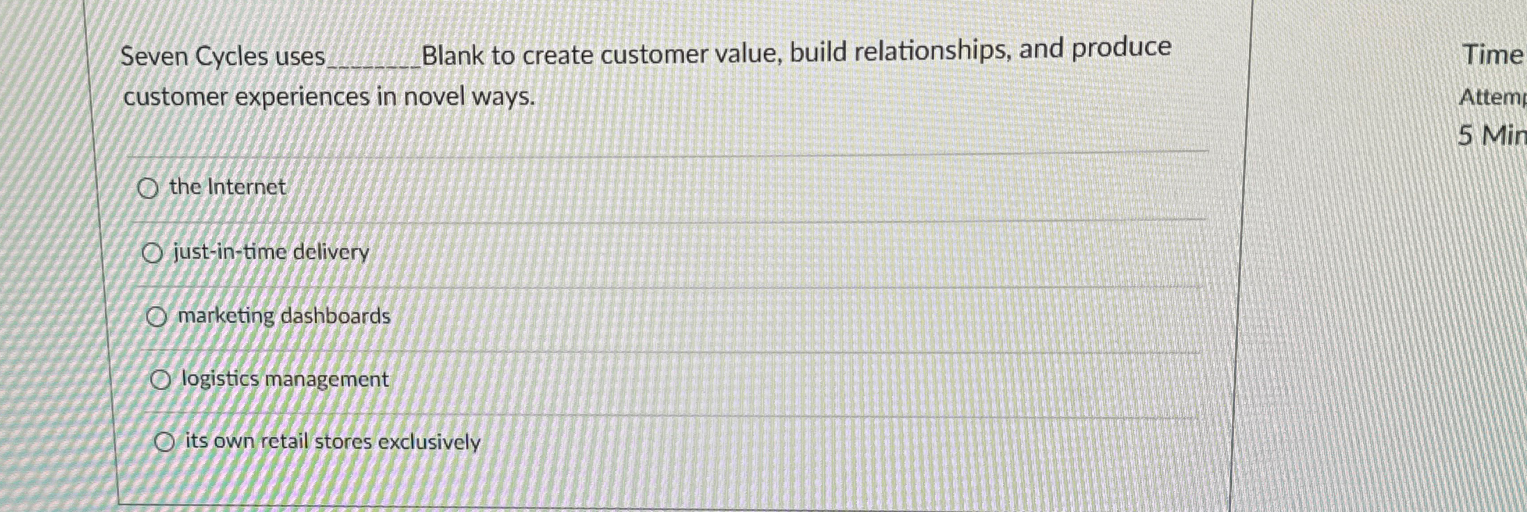  Seven Cycles uses Blank to create customer value, build relationships, and