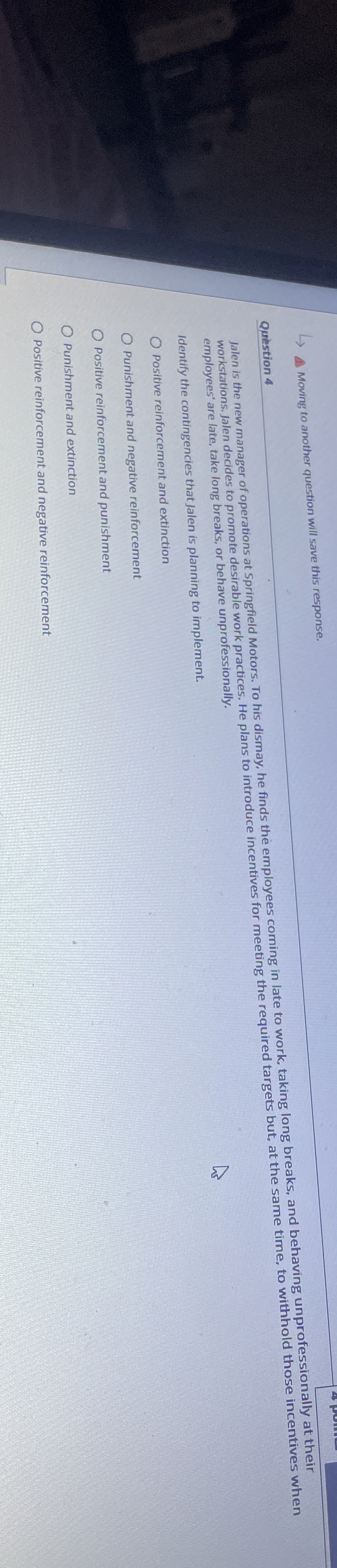  Moving to another question will save this response. Question 4 workstations.