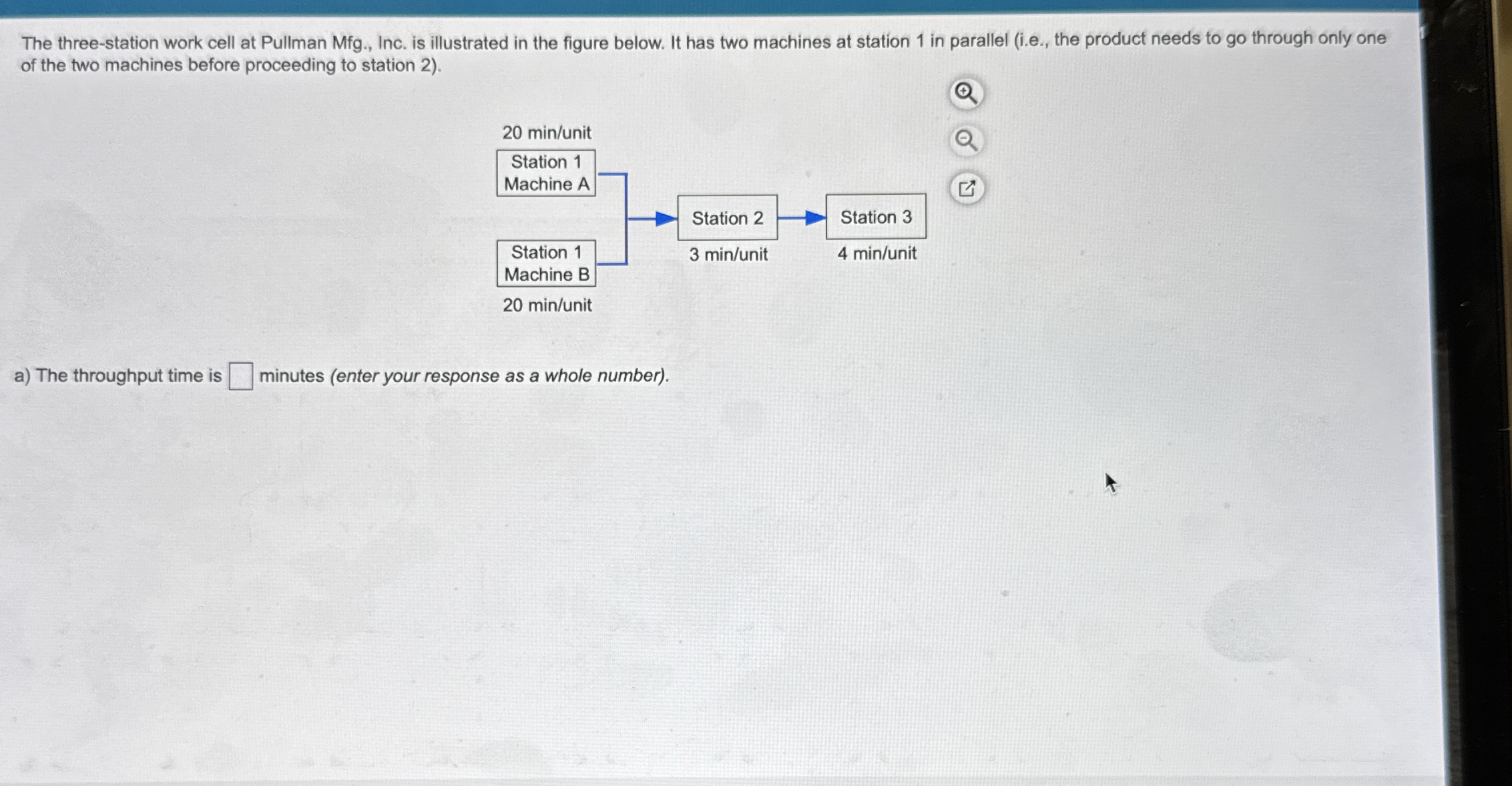  The three-station work cell at Pullman Mfg., Inc. is illustrated in