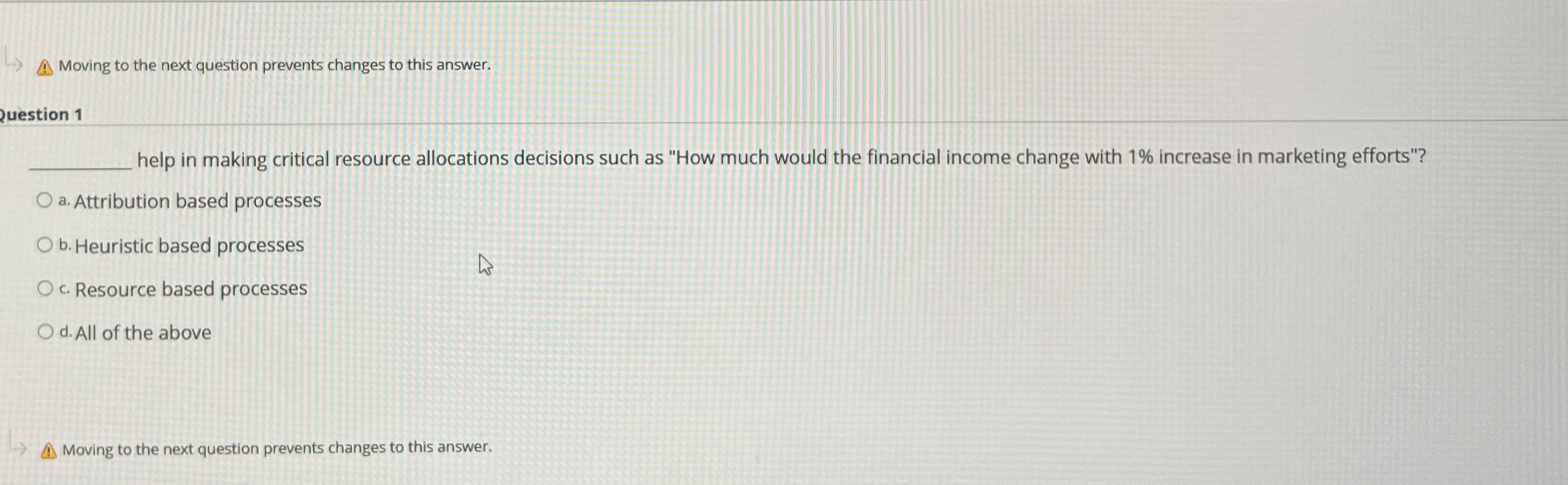  Moving to the next question prevents changes to this answer. Question