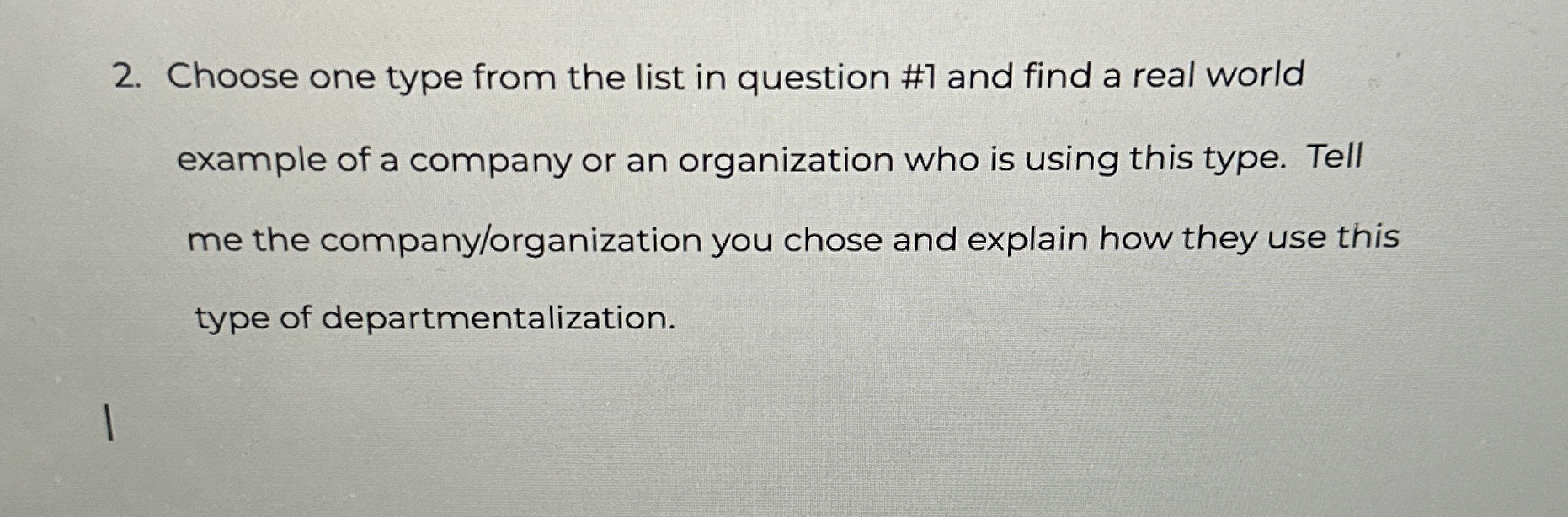  Choose one type from the list in question #1 and find