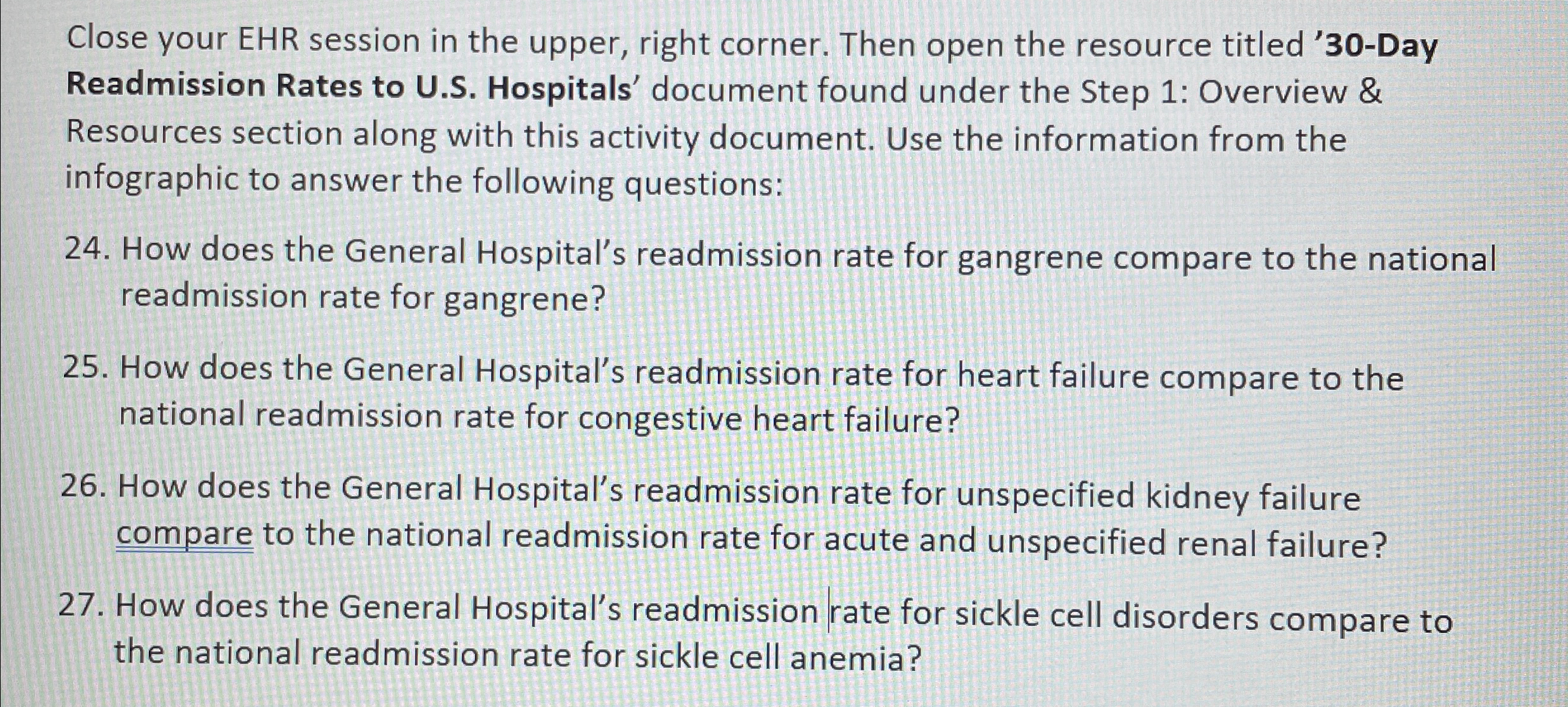  Close your EHR session in the upper, right corner. Then open