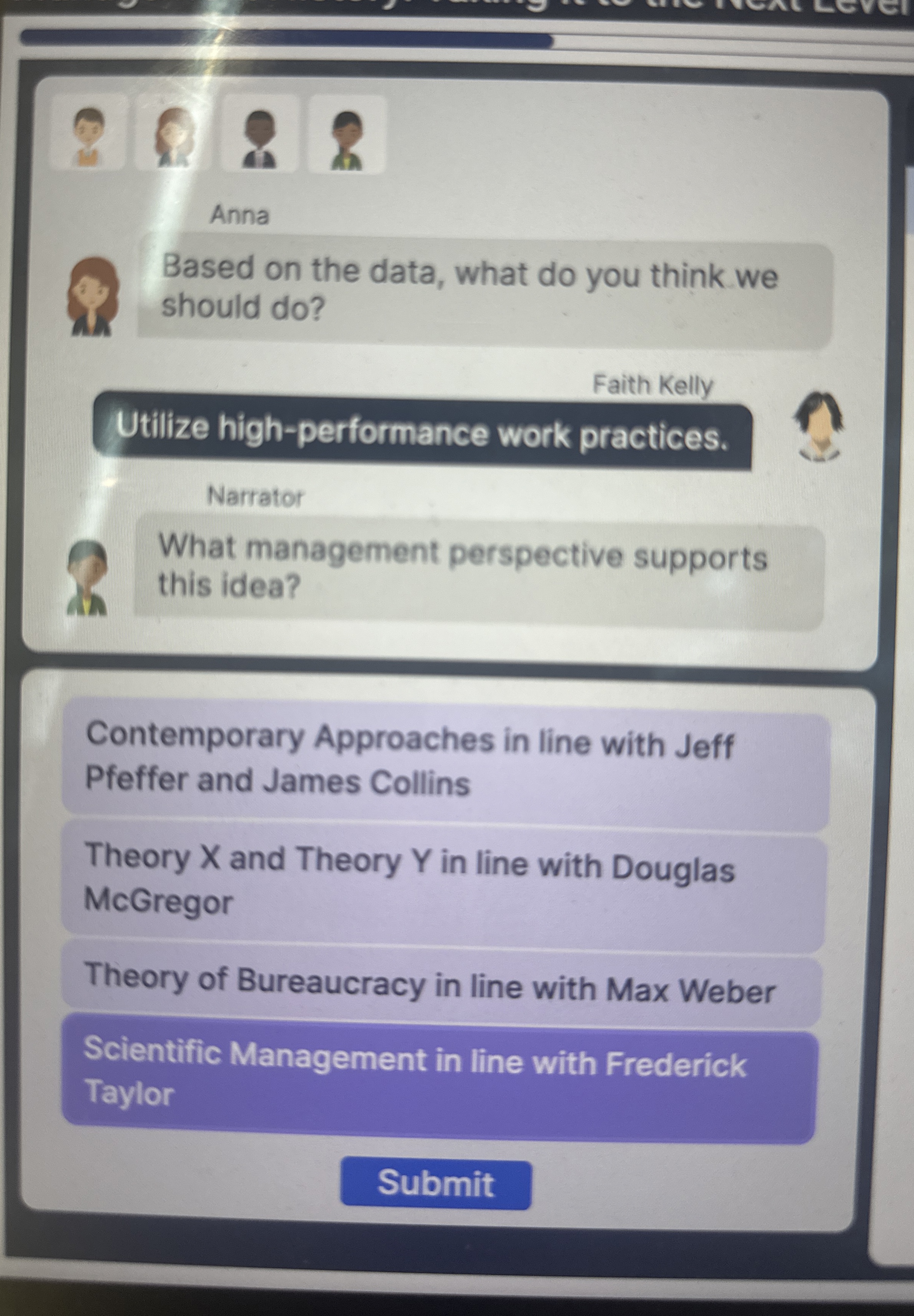  Anna Based on the data, what do you think we should