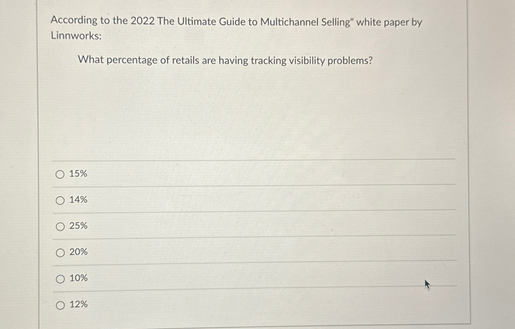  According to the 2022 The Ultimate Guide to Multichannel Selling" white