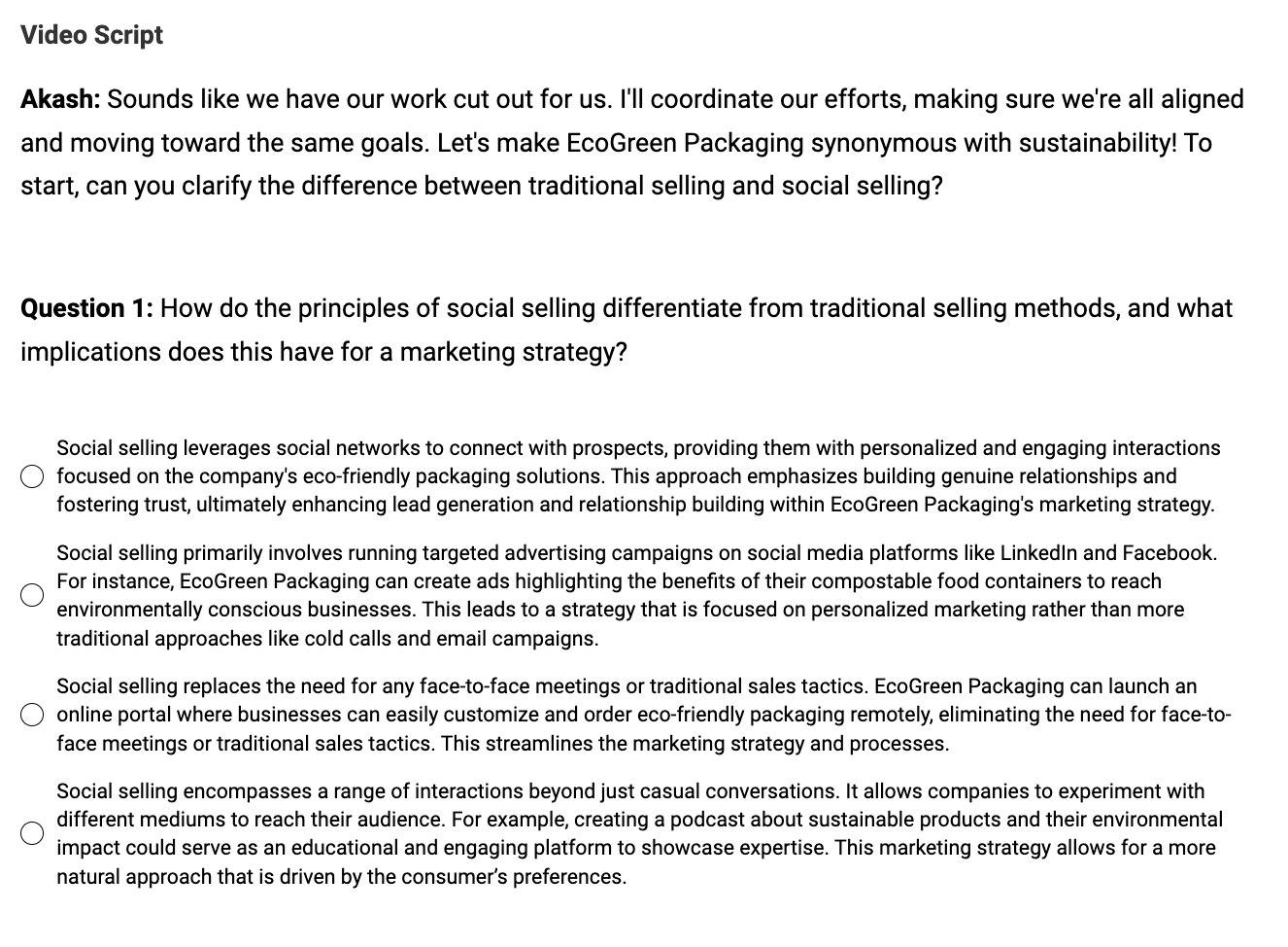  Video Script Akash: Sounds like we have our work cut out