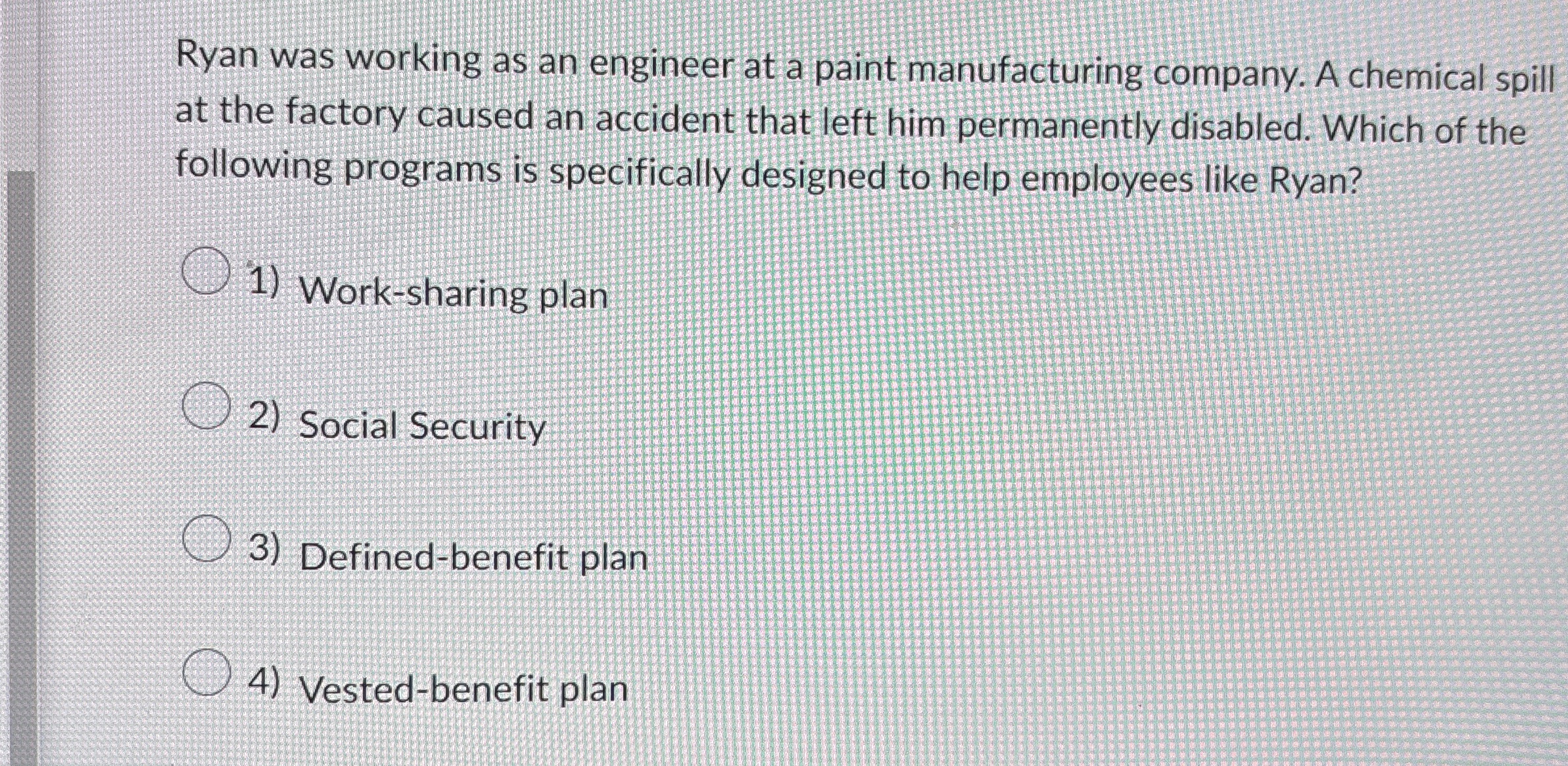  Ryan was working as an engineer at a paint manufacturing company.