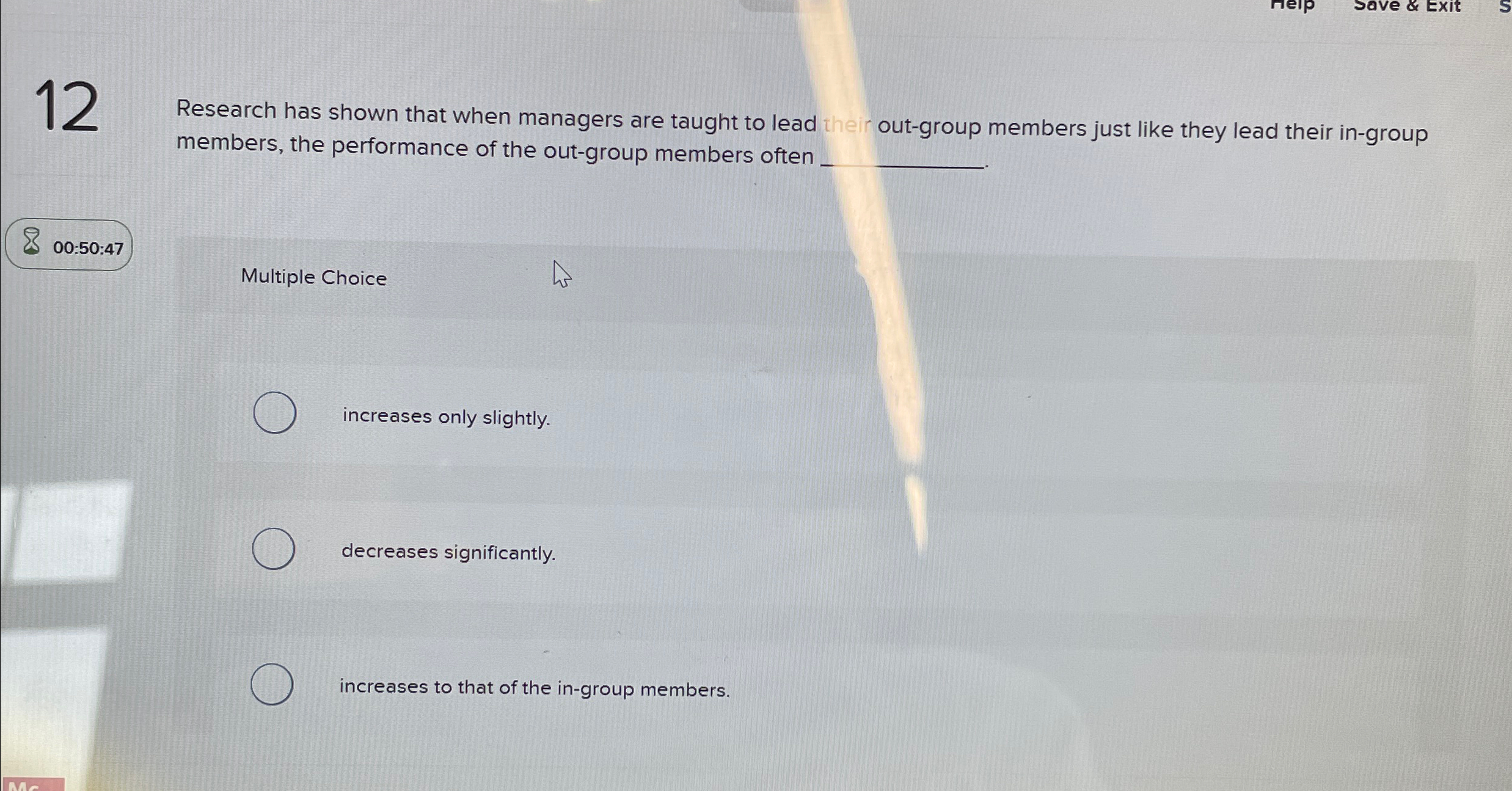  12 Research has shown that when managers are taught to lead