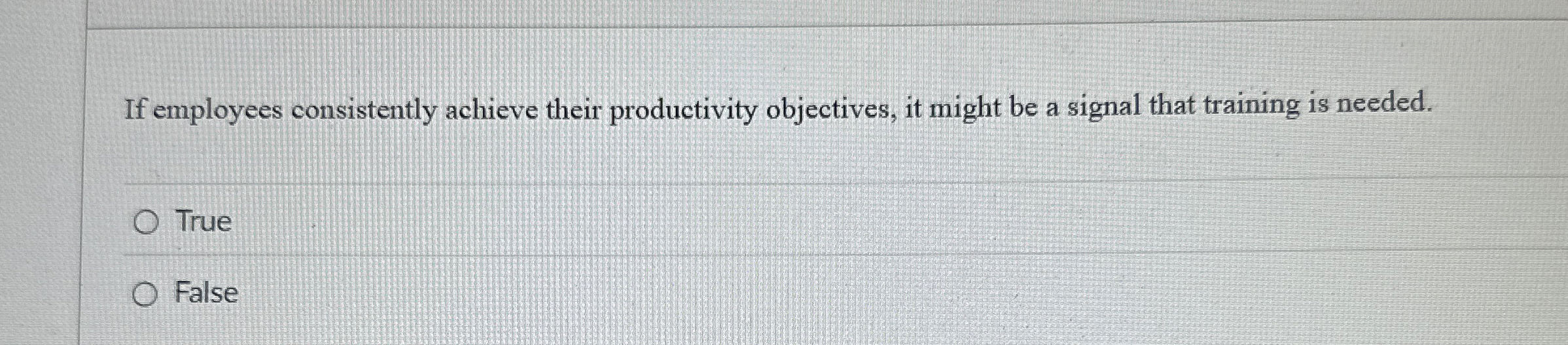  Robin applied for a position at OpTech. The interviewers predicted that