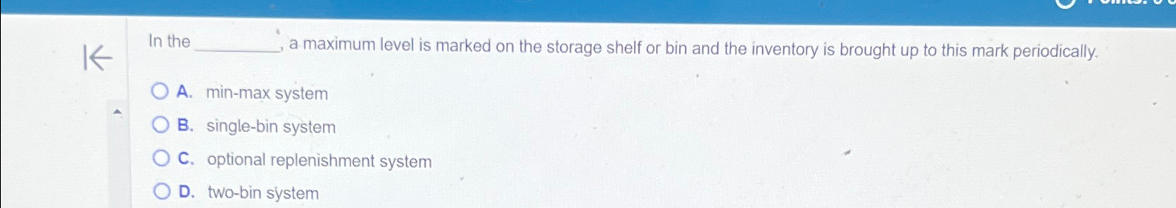  In the a maximum level is marked on the storage shelf