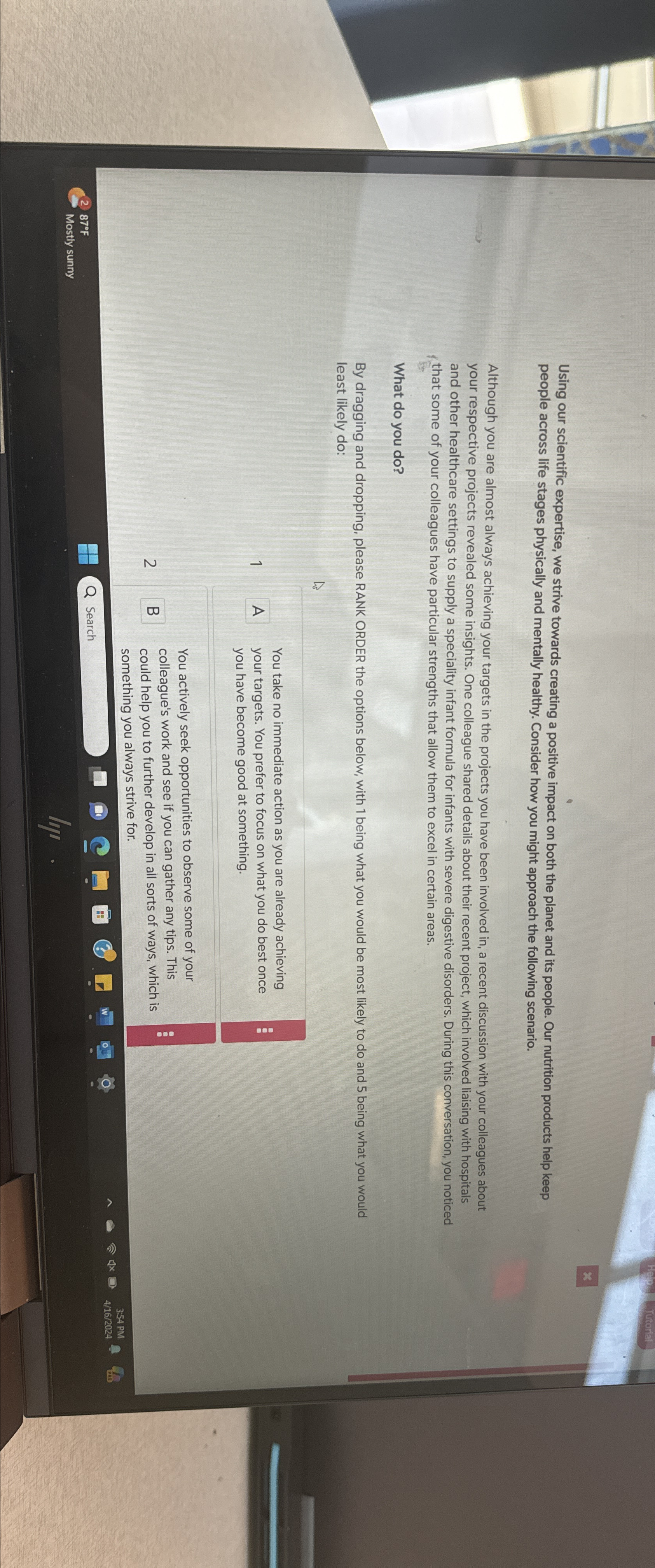  Using our scientific expertise, we strive towards creating a positive impact