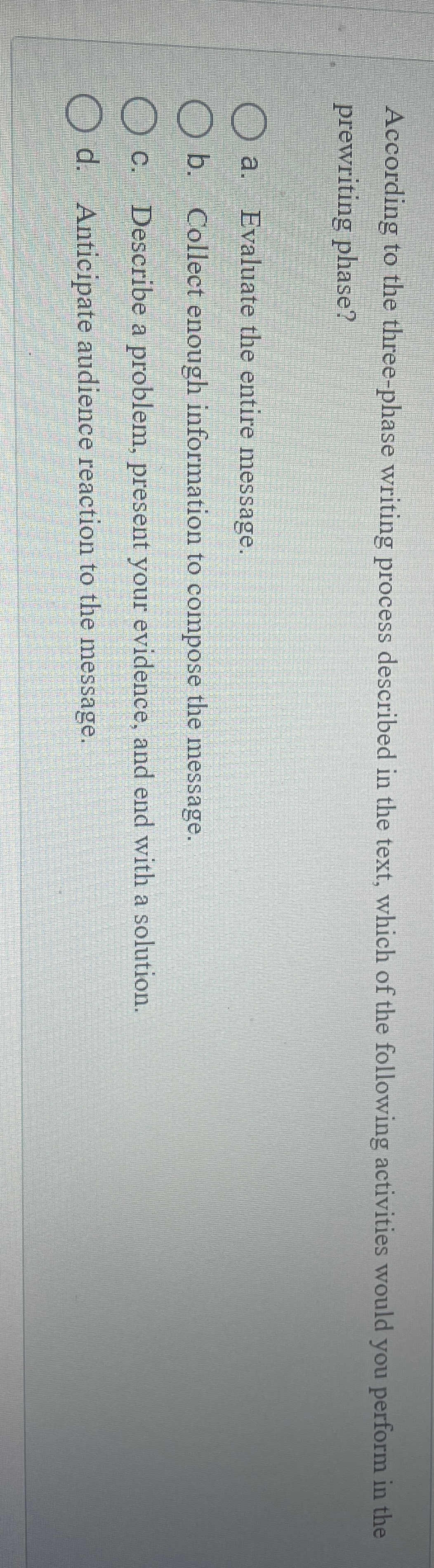  According to the three-phase writing process described in the text, which