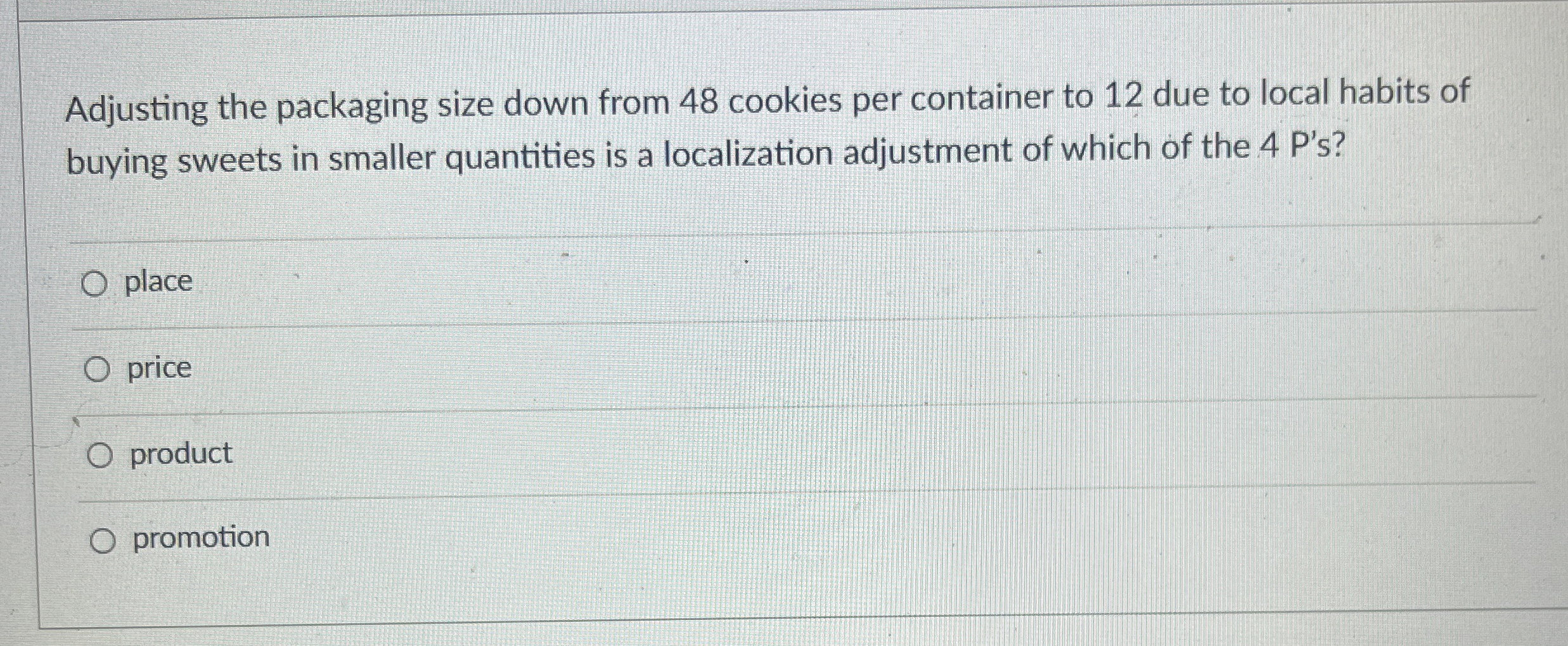  Adjusting the packaging size down from 48 cookies per container to