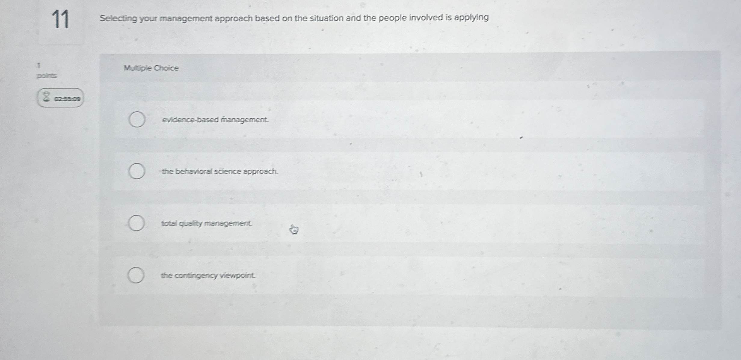  11 Selecting your management approach based on the situation and the