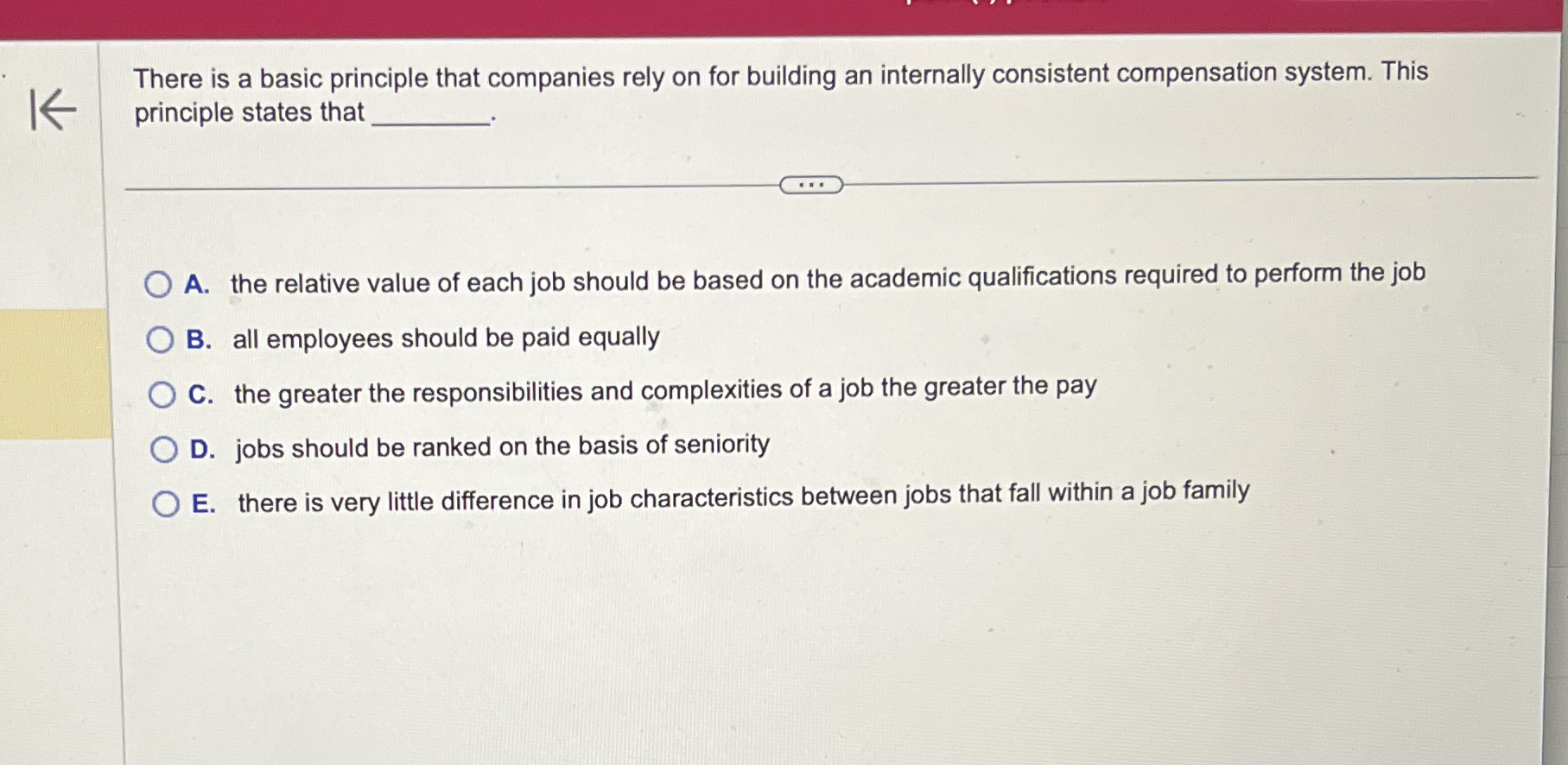  There is a basic principle that companies rely on for building