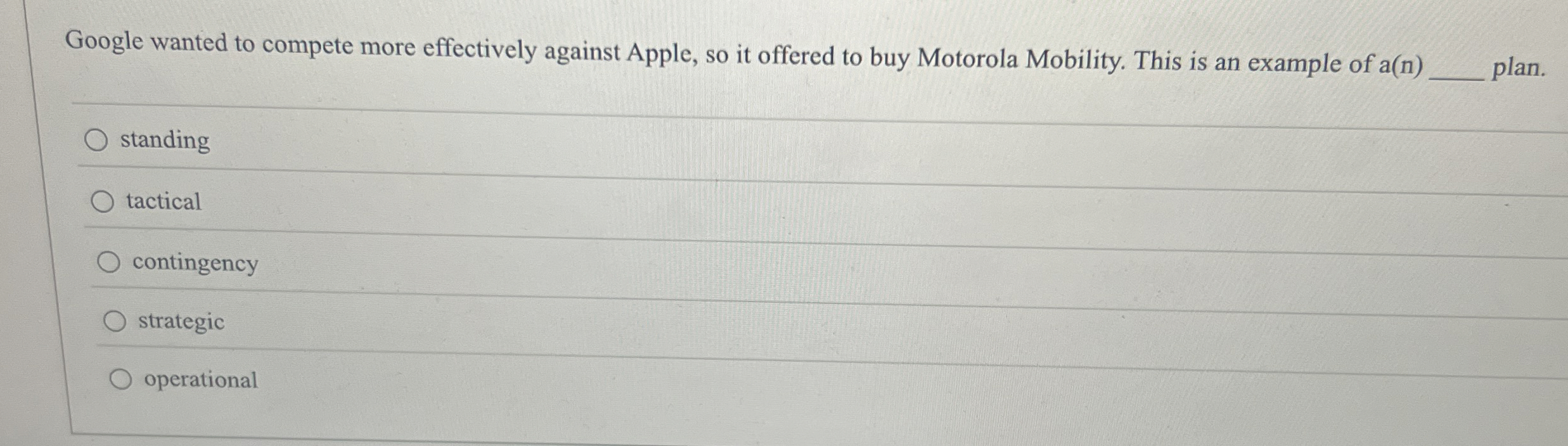  Google wanted to compete more effectively against Apple, so it offered