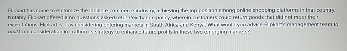  Flipkart has come to epitomize the Indian e-commerce industry, achieving the