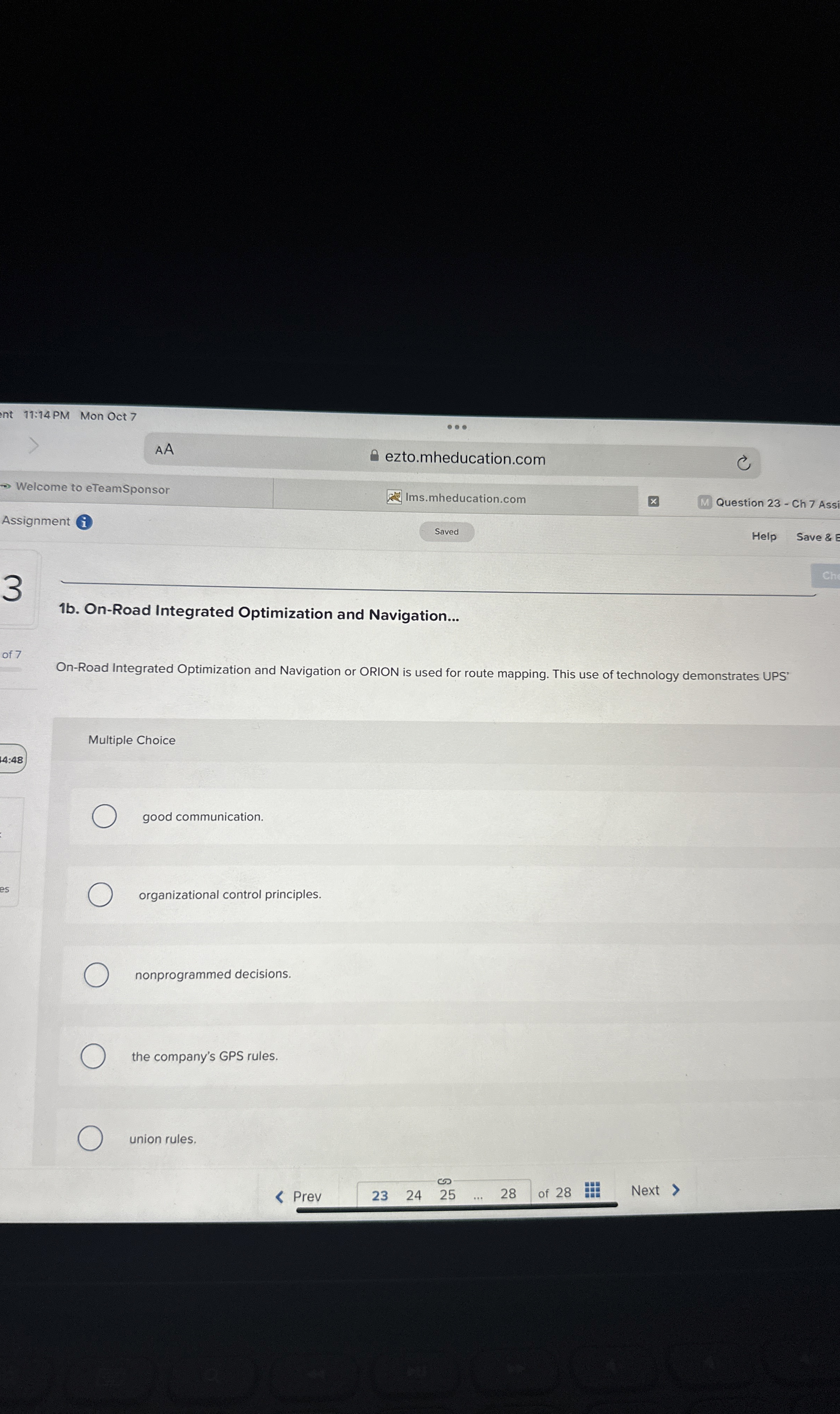  1b. On-Road Integrated Optimization and Navigation... On-Road Integrated Optimization and Navigation