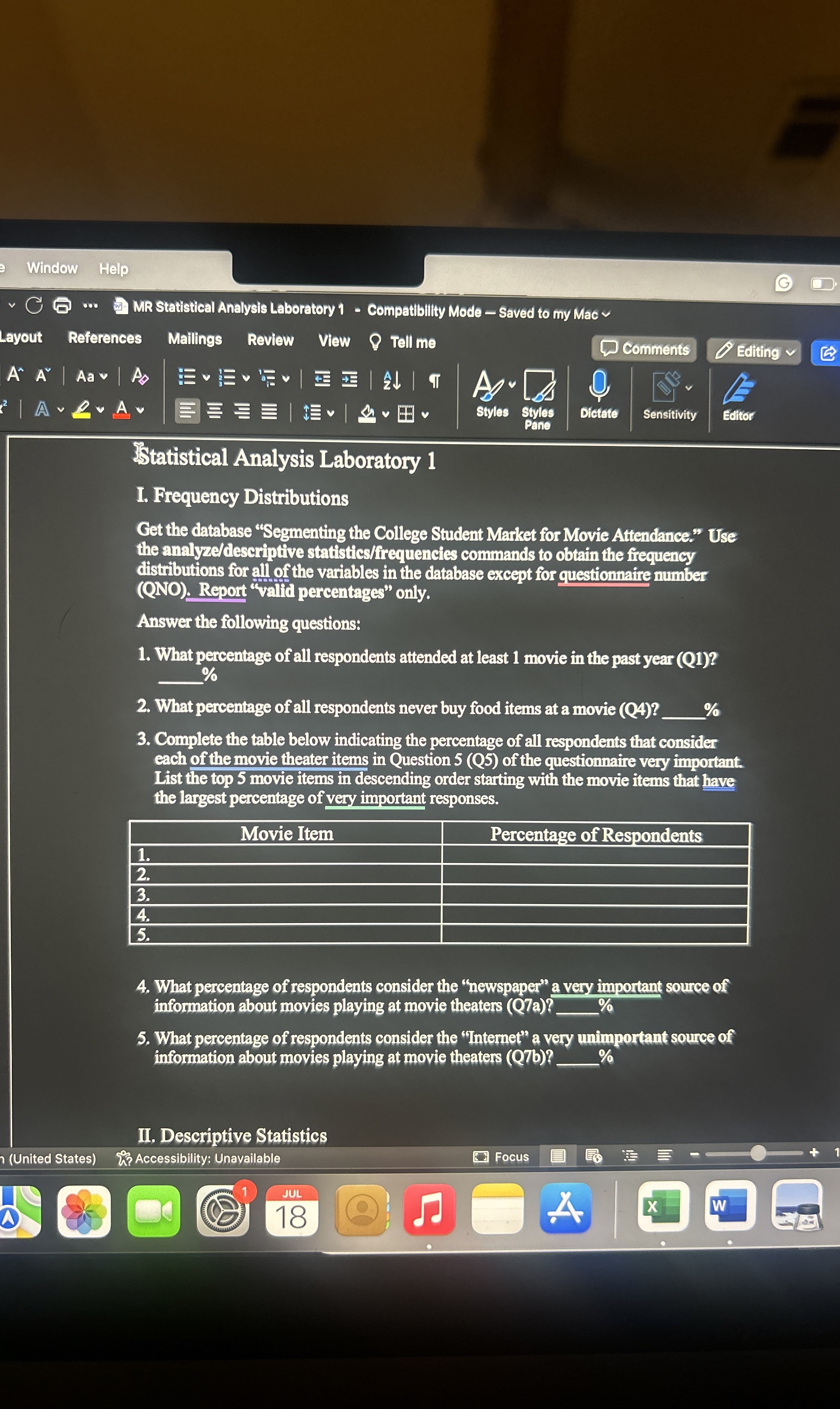  Window Help MR Statistical Analysis Laboratory 1- Compatibility Mode - Saved