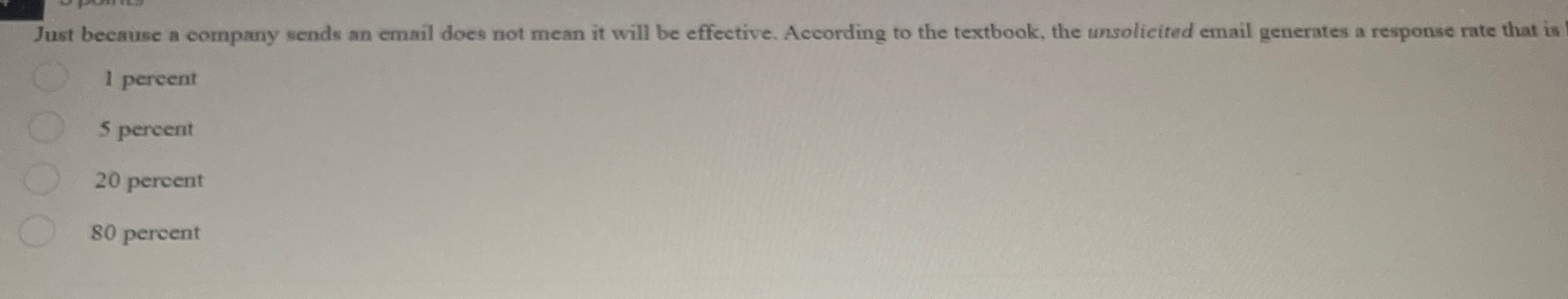  Just because a company sends an email does not mean it