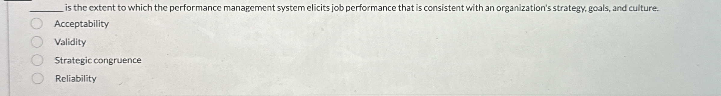 How to solve is the extent to which the performance management