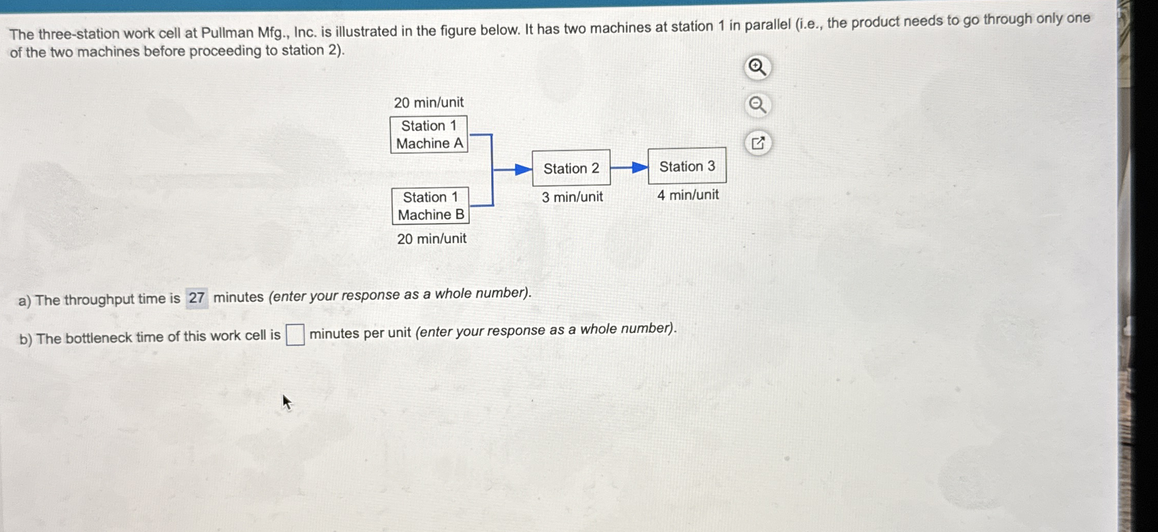  The three-station work cell at Pullman Mfg., Inc. is illustrated in