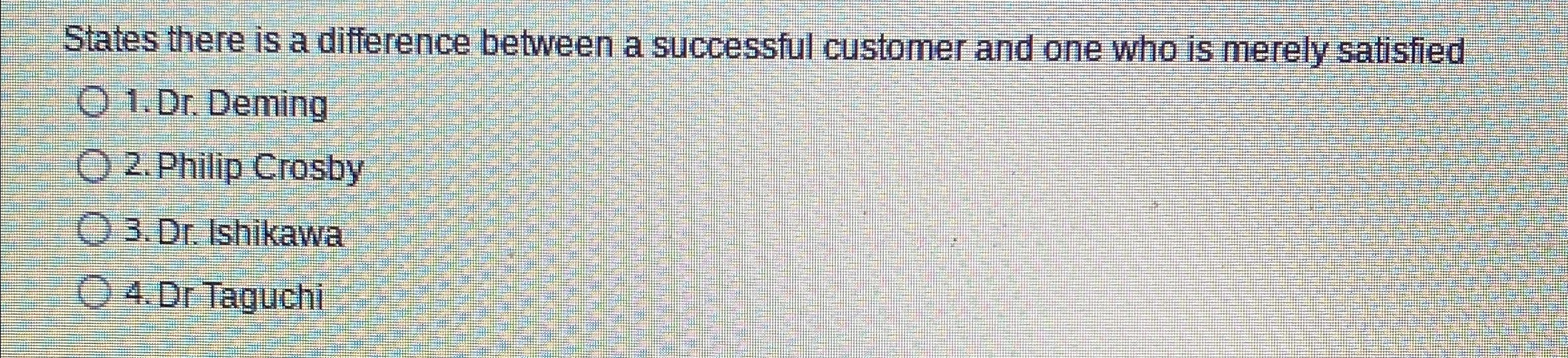  States there is a difference between a successful customer and one