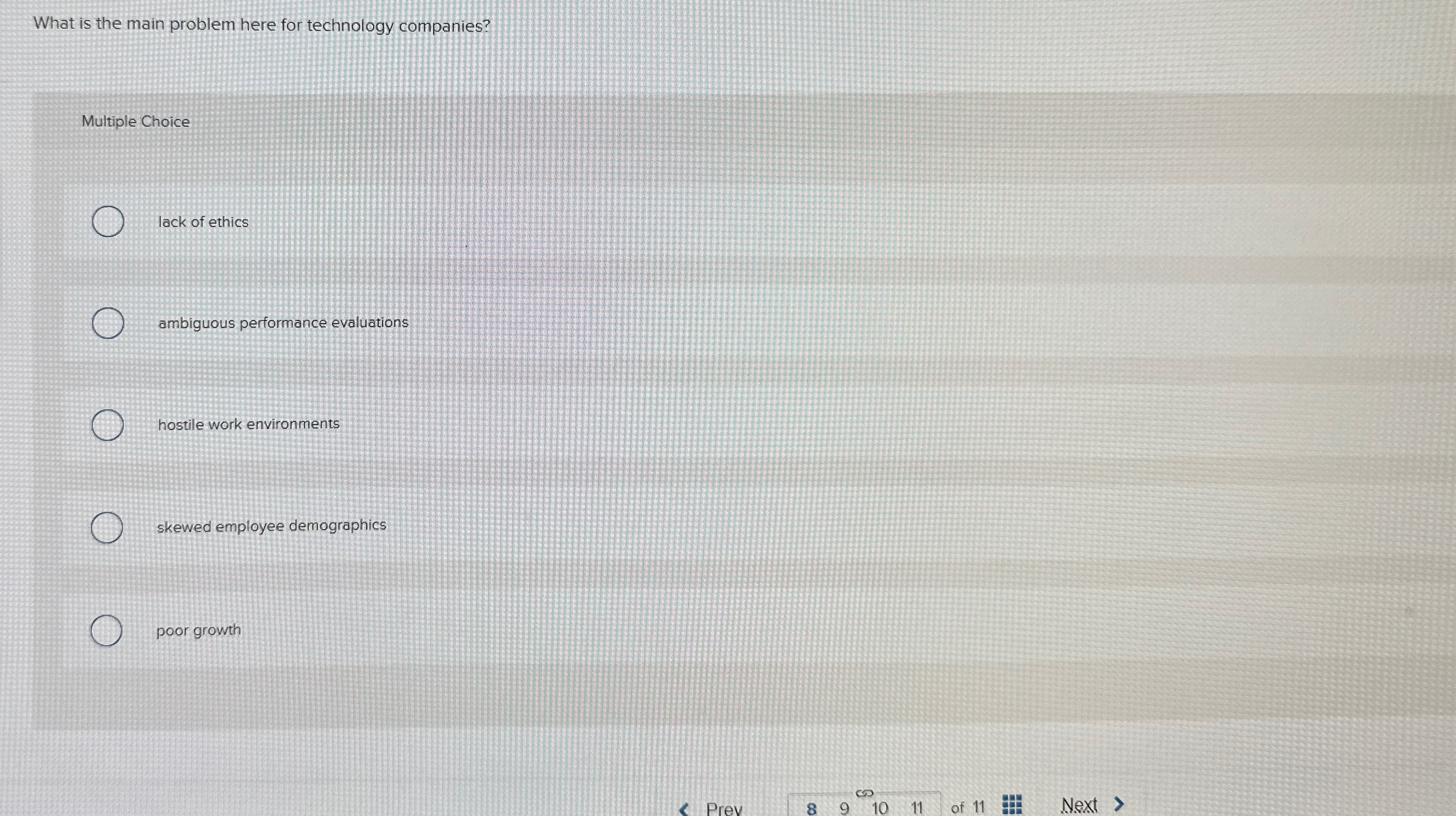  What is the main problem here for technology companies? Multiple Choice