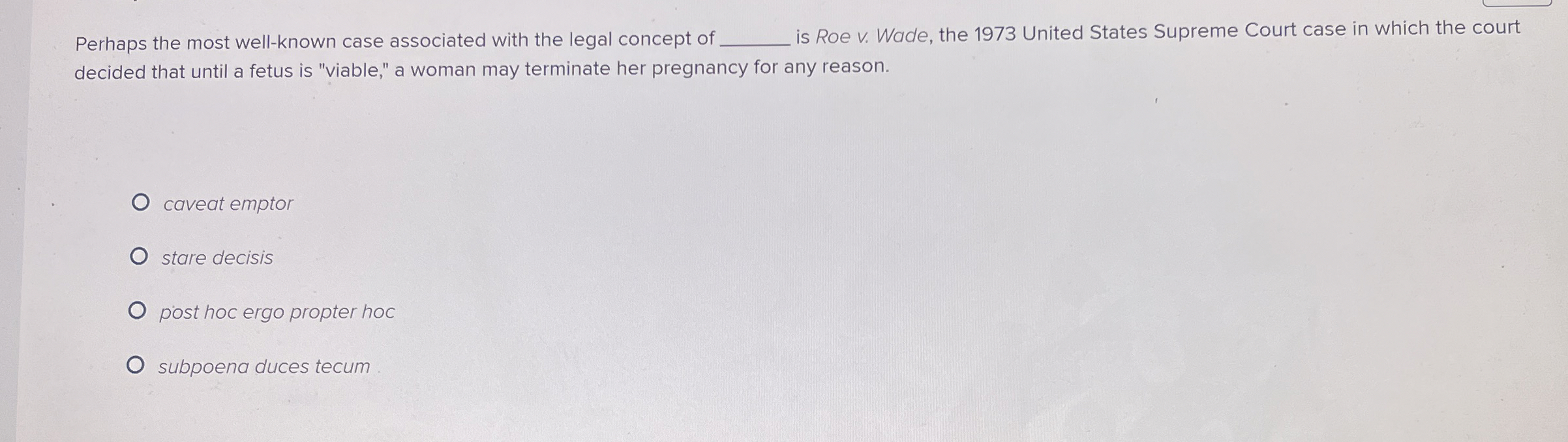  Perhaps the most well-known case associated with the legal concept of
