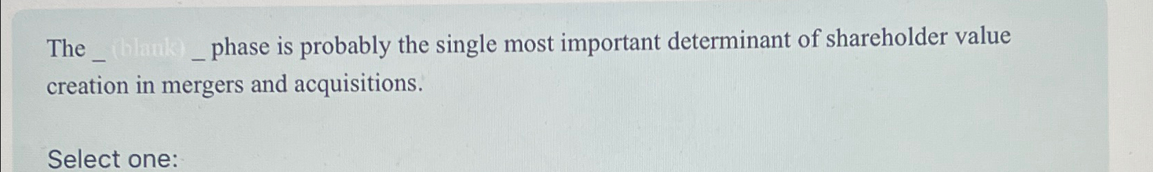  The q,_ phase is probably the single most important determinant of
