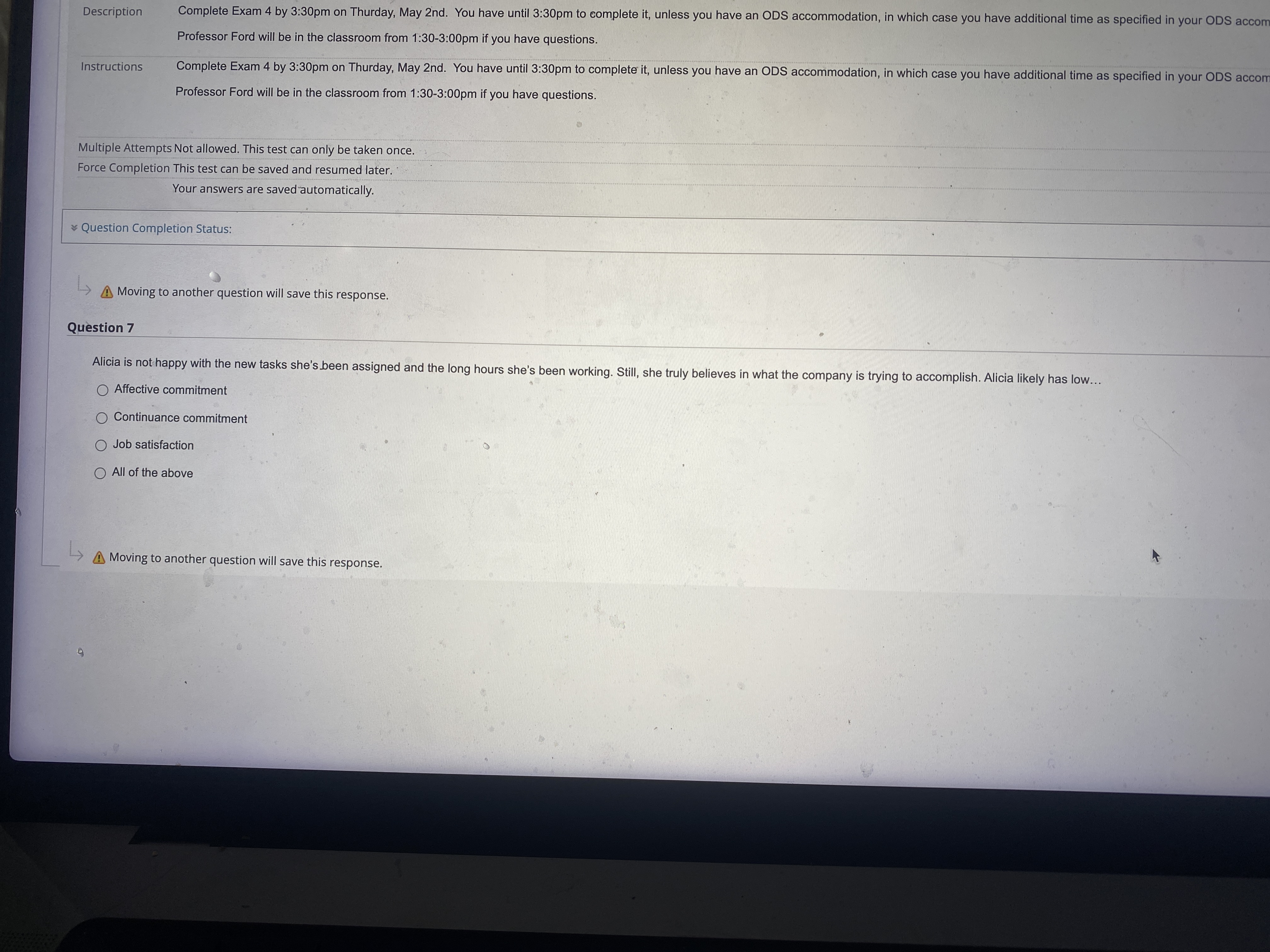  Professor Ford will be in the classroom from 1:30-3:00pm if you