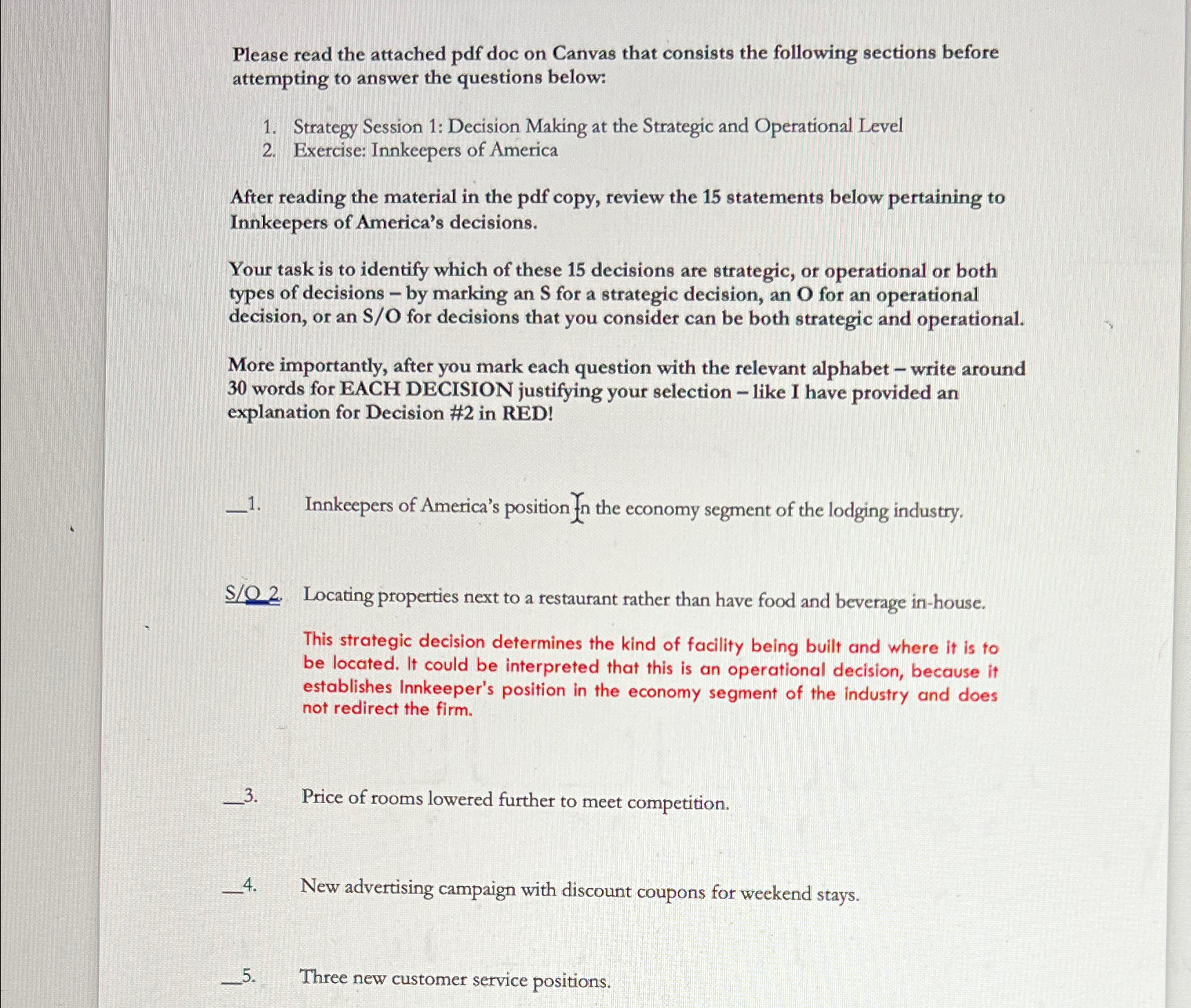  Please read the attached pdf doc on Canvas that consists the