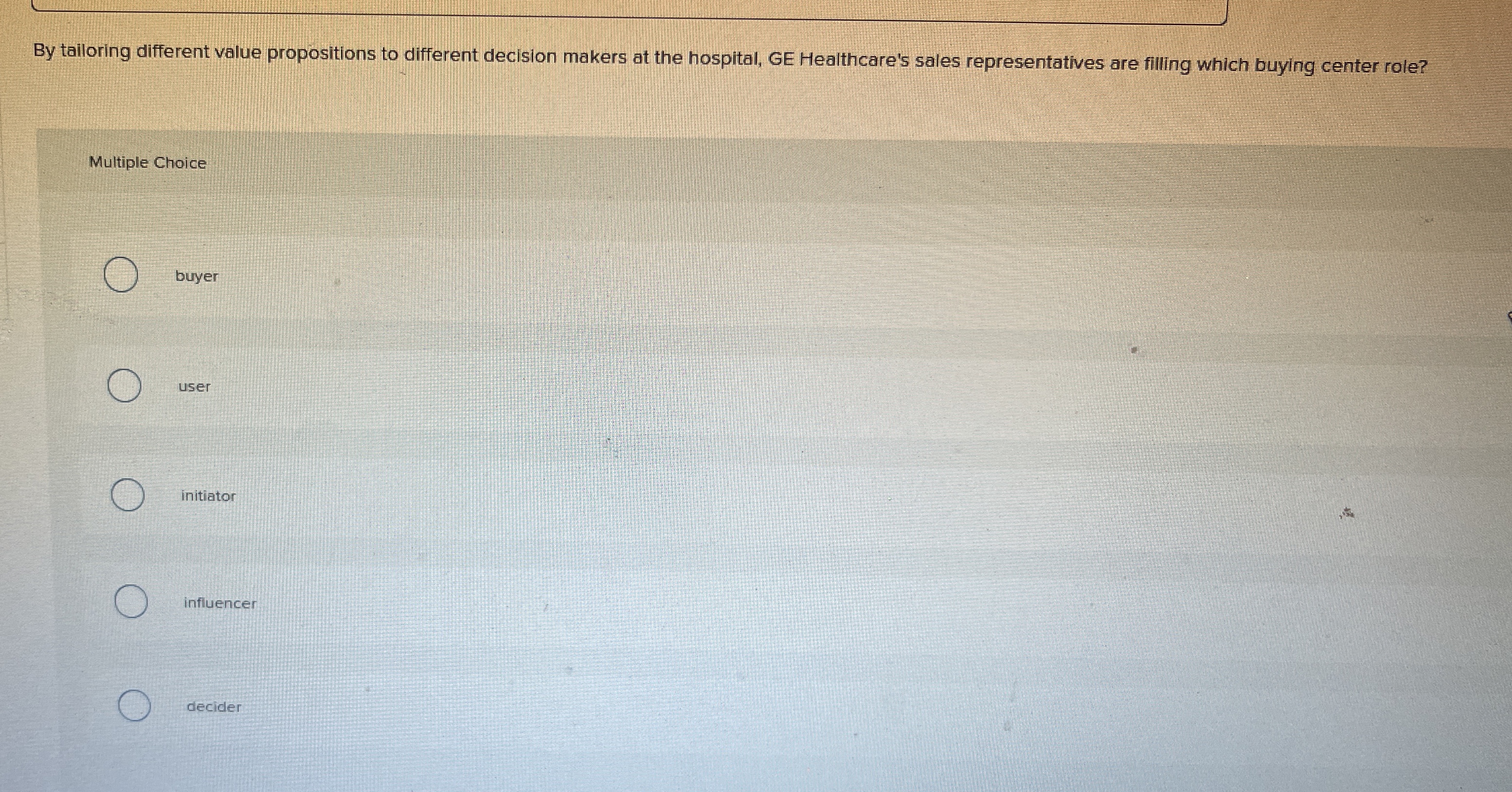  By tailoring different value propositions to different decision makers at the