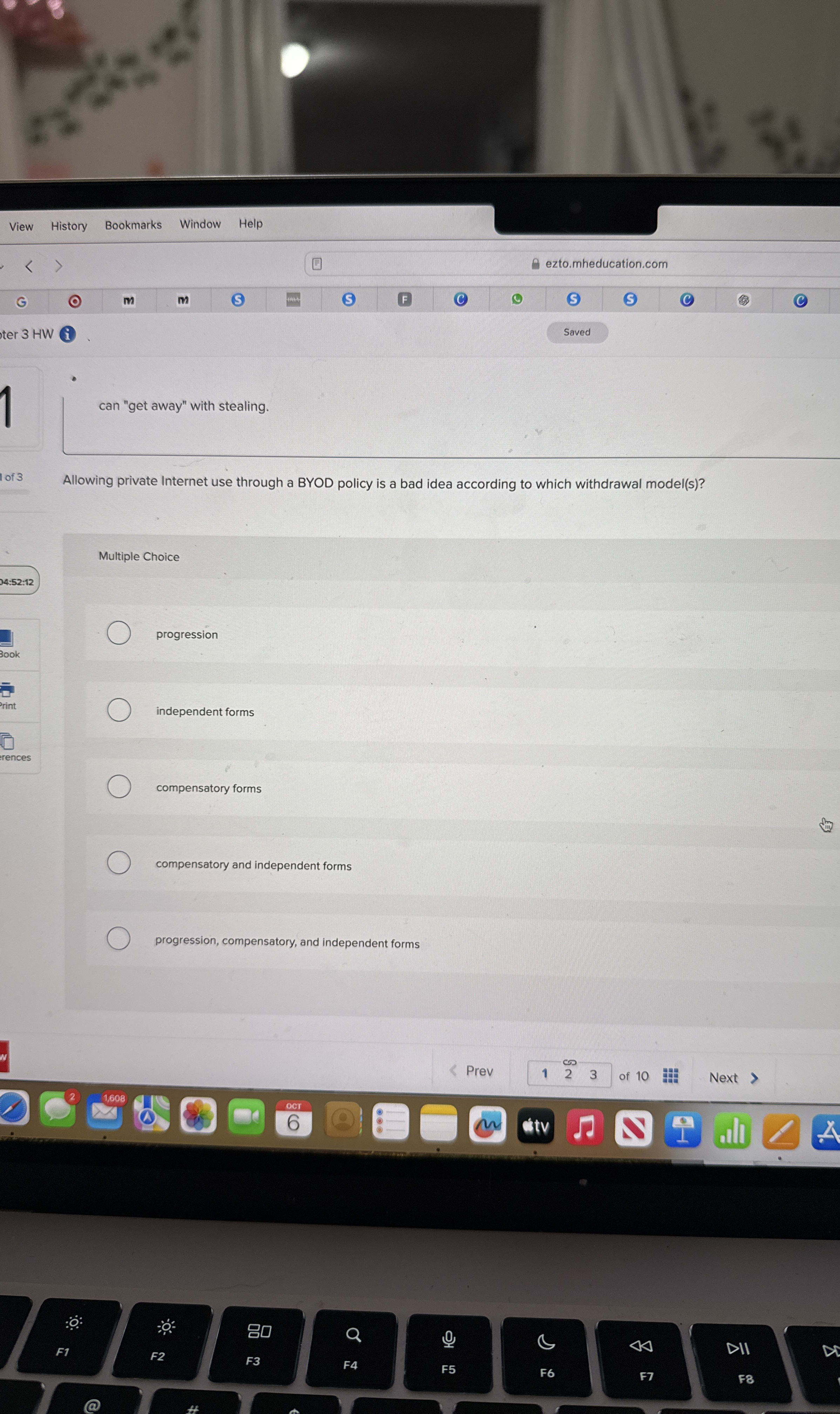  can "get away" with stealing. Allowing private Internet use through a