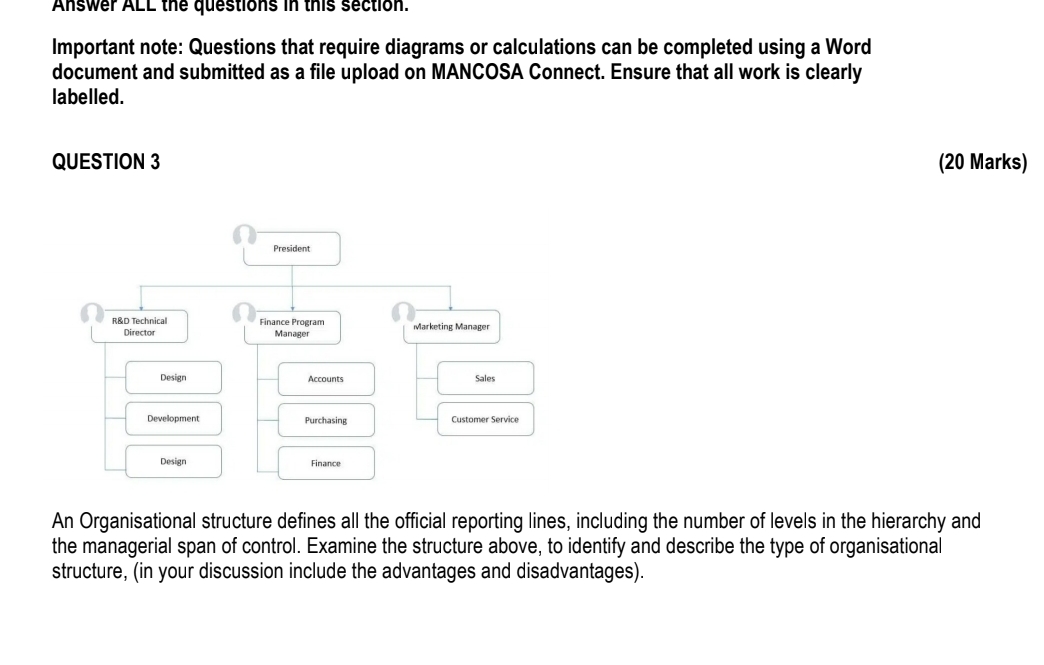  Answer ALL the questions in this section. Important note: Questions that