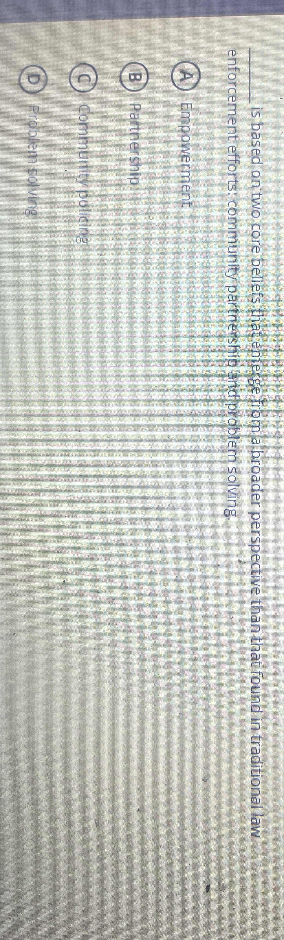  is based on two core beliefs that emerge from a broader