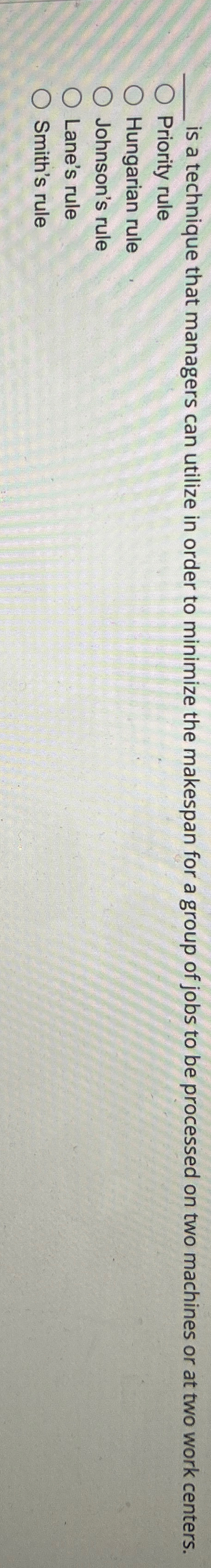  q, is a technique that managers can utilize in order to