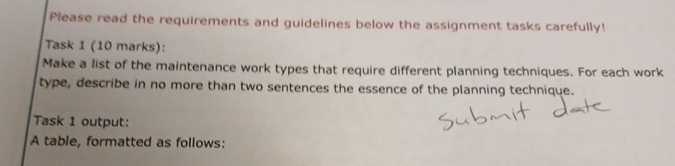  Please read the requirements and guidelines below the assignment tasks carefully!
