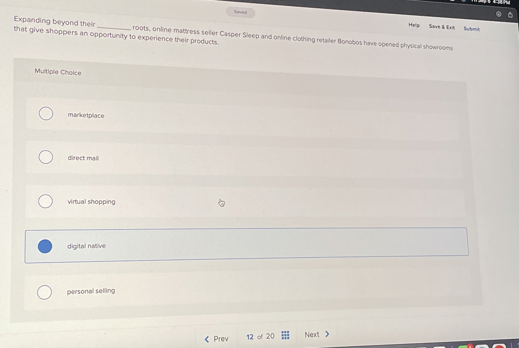  Expanding beyond their Help Save & Exit Submit that give shoppers