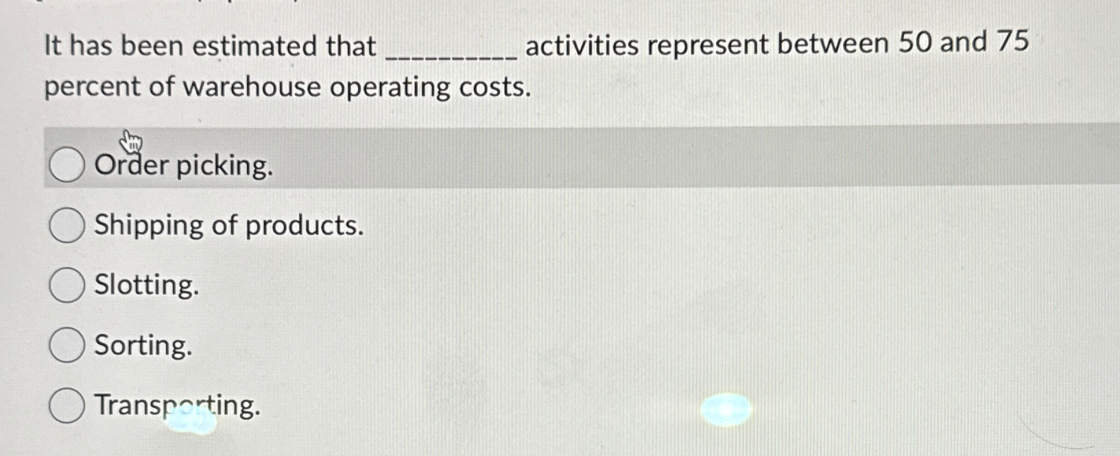  It has been estimated that q, activities represent between 50 and