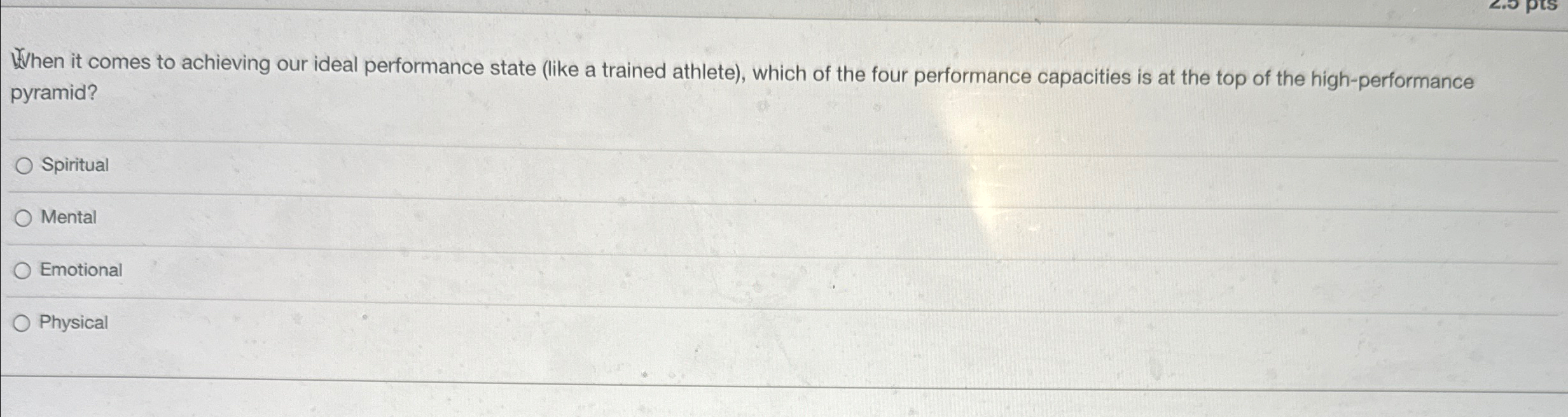  When it comes to achieving our ideal performance state (like a
