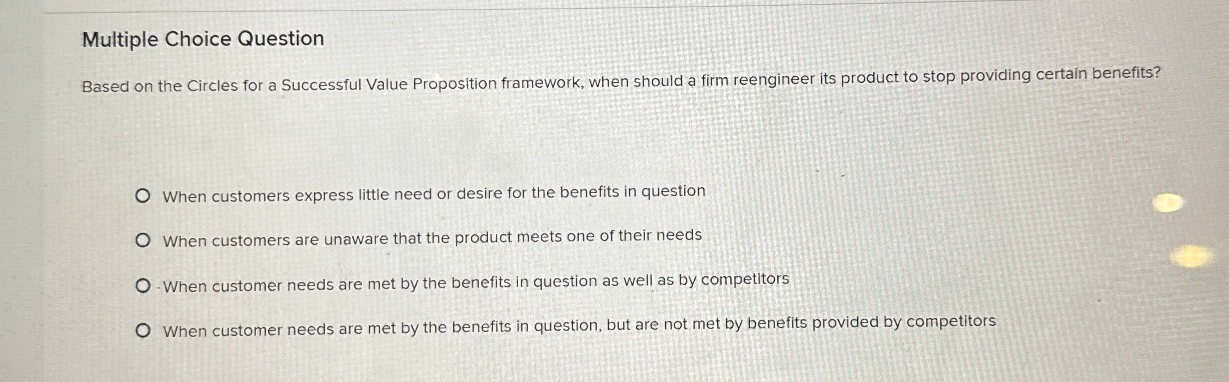  Multiple Choice Question Based on the Circles for a Successful Value