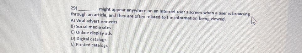  might appear anywhere on an Internet user's screen when a user