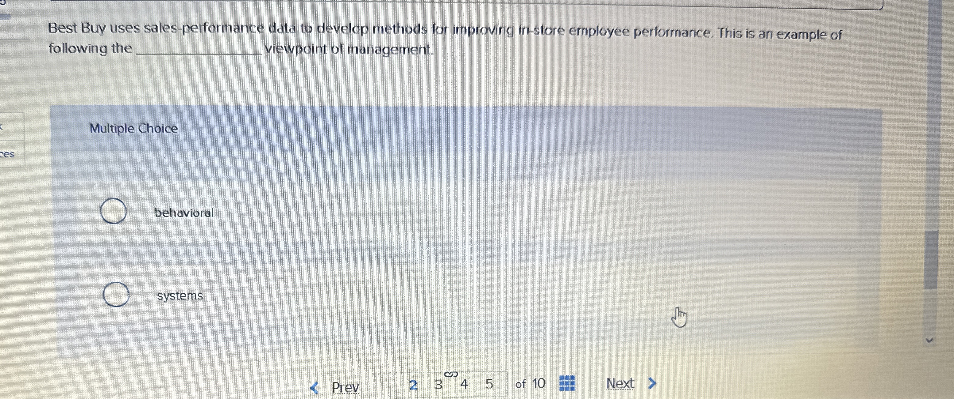  Best Buy uses sales-performance data to develop methods for improving in-store