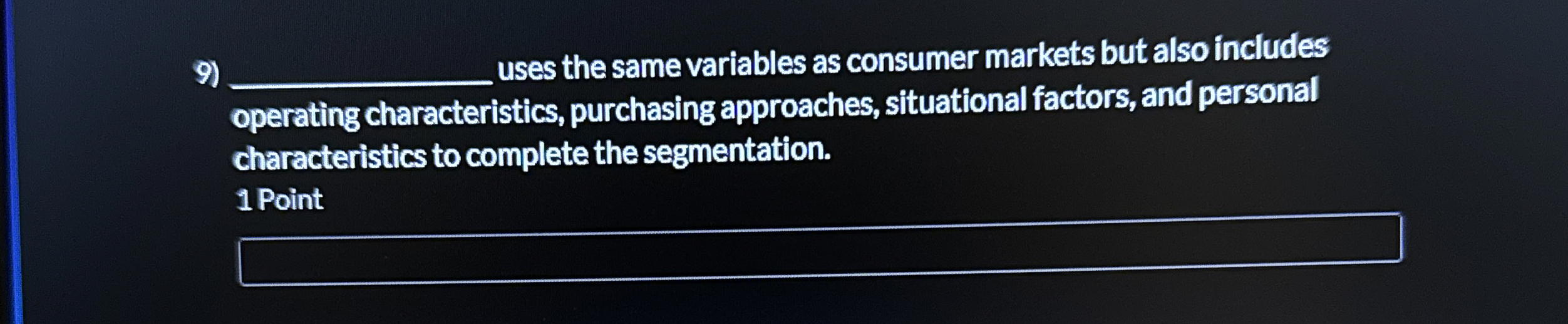  uses the same variables as consumer markets but also includes operating