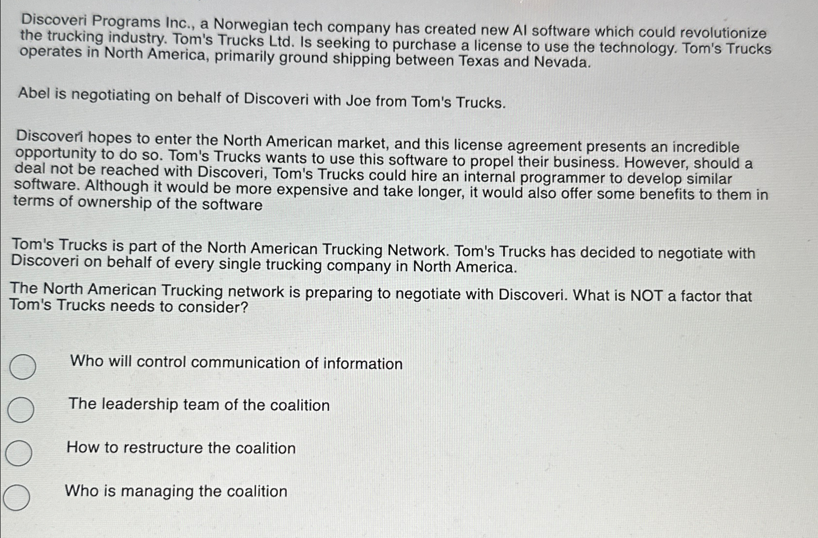  Discoveri Programs Inc., a Norwegian tech company has created new Al