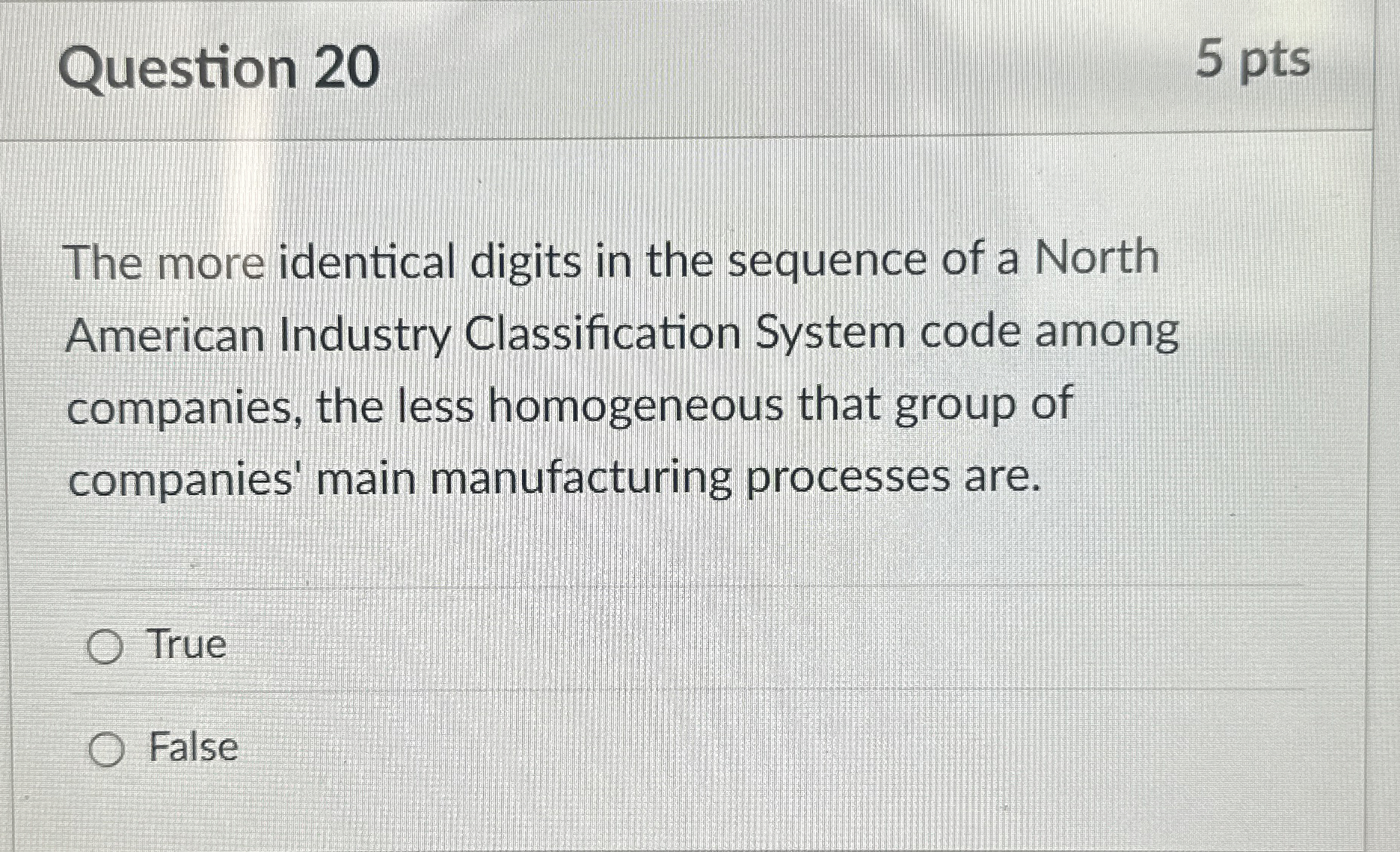  Question 20 The more identical digits in the sequence of a