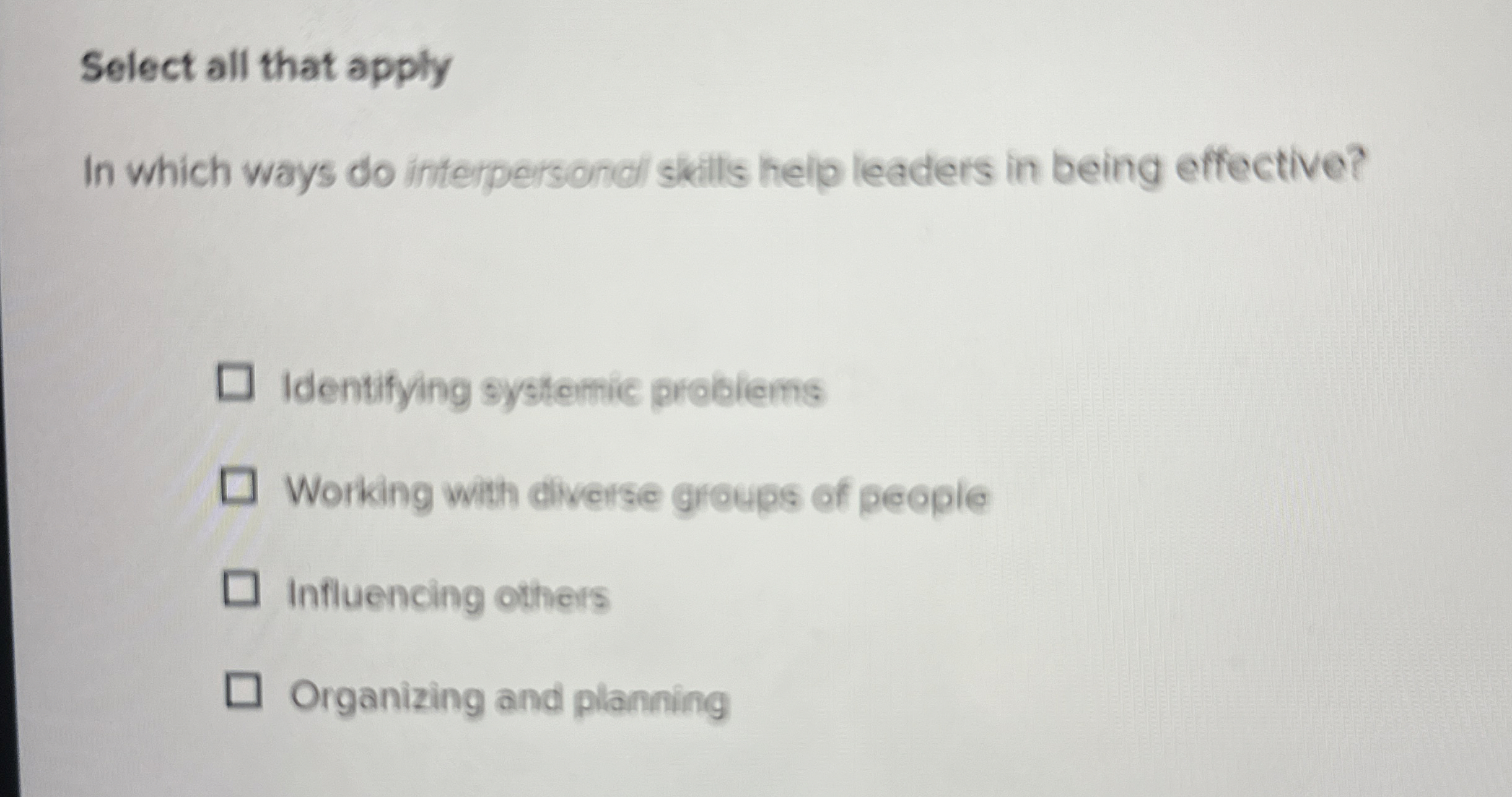  Select all that apply In which ways do interpersond skills help