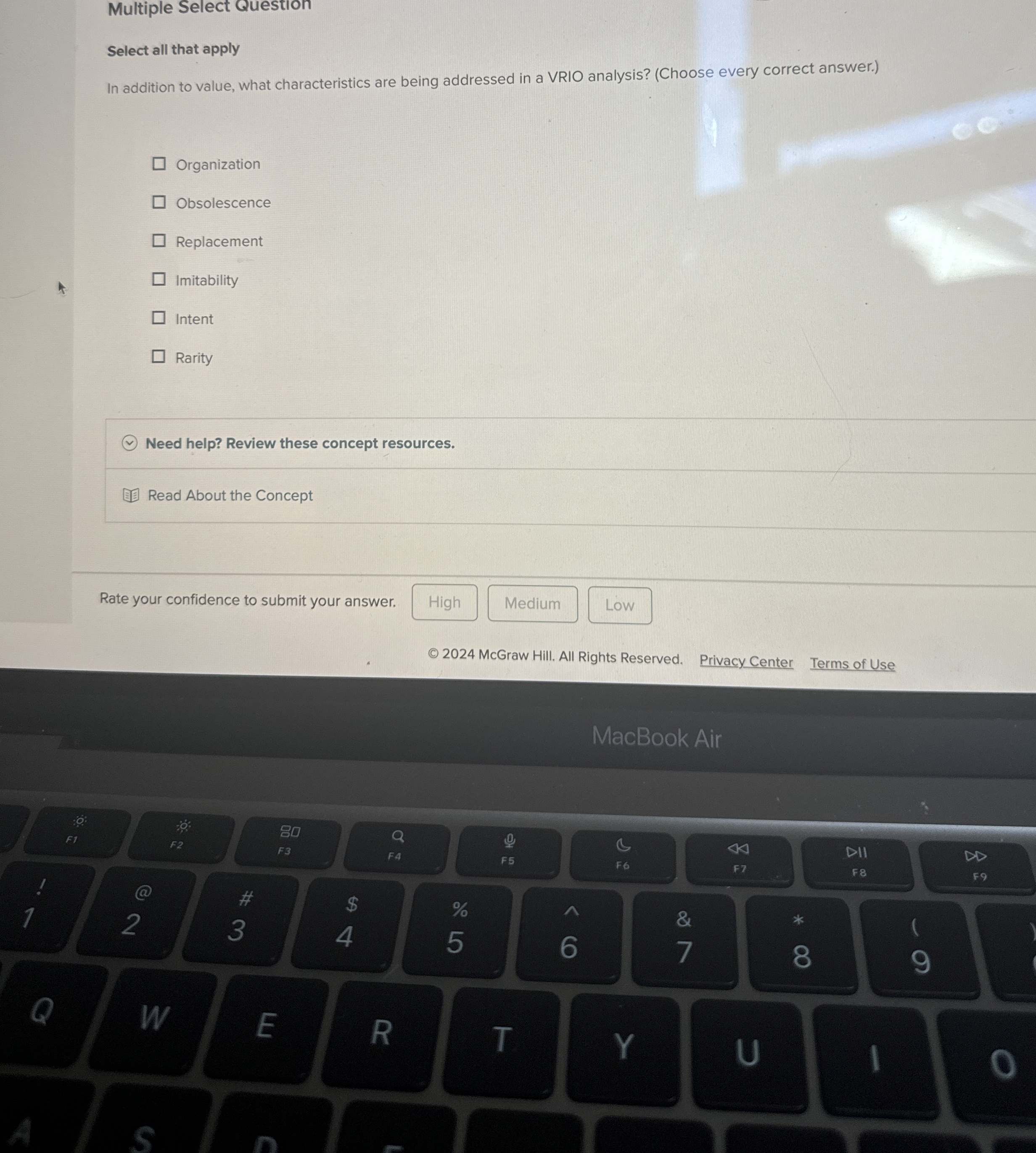  Multiple Select Question Select all that apply In addition to value,