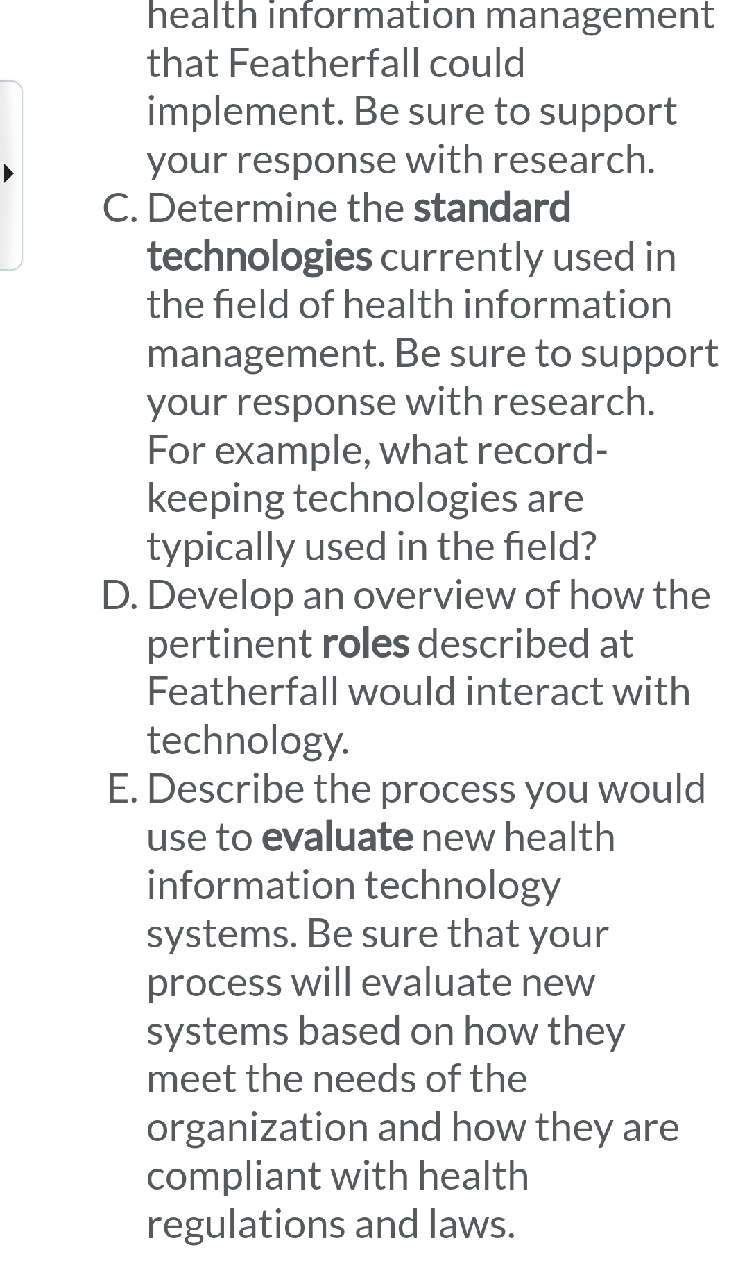  please answer this question below in details , thank you Overview