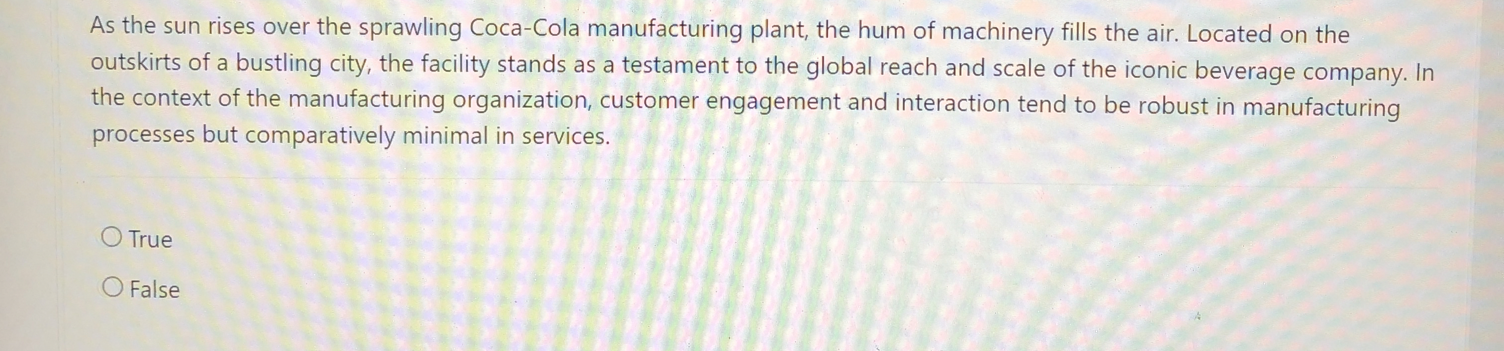  As the sun rises over the sprawling Coca-Cola manufacturing plant, the